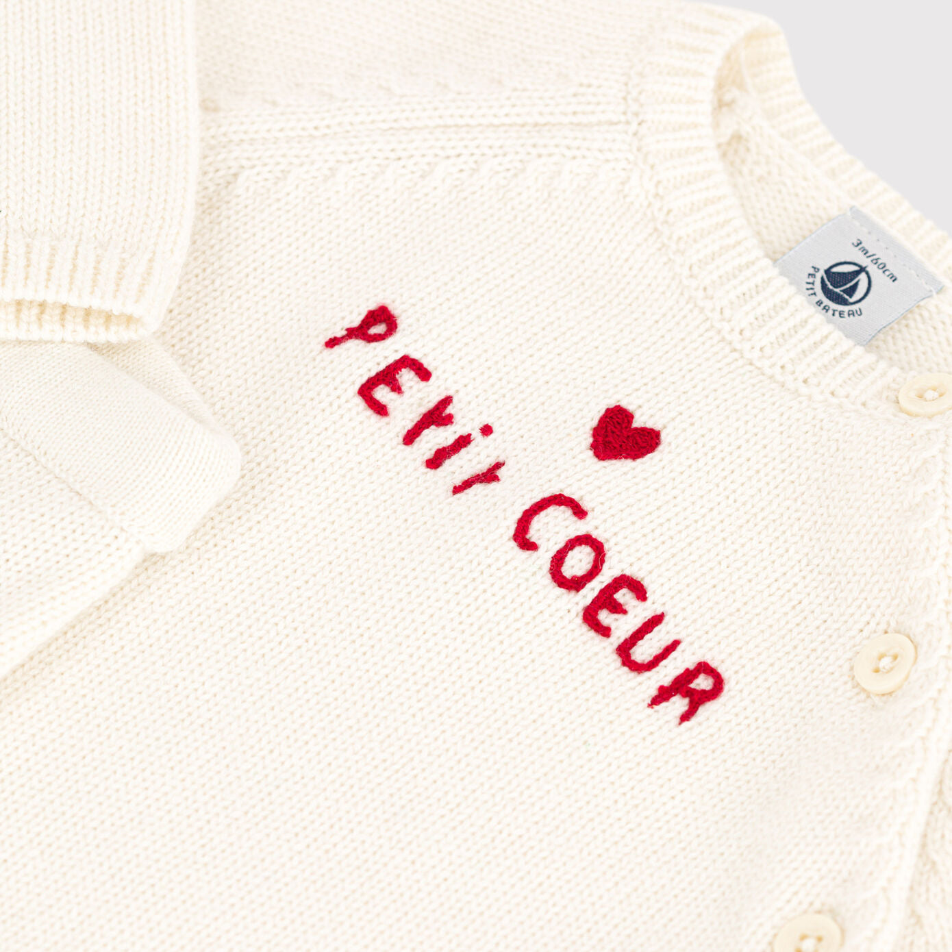 Baby Boys & Girls White Logo Wool Set