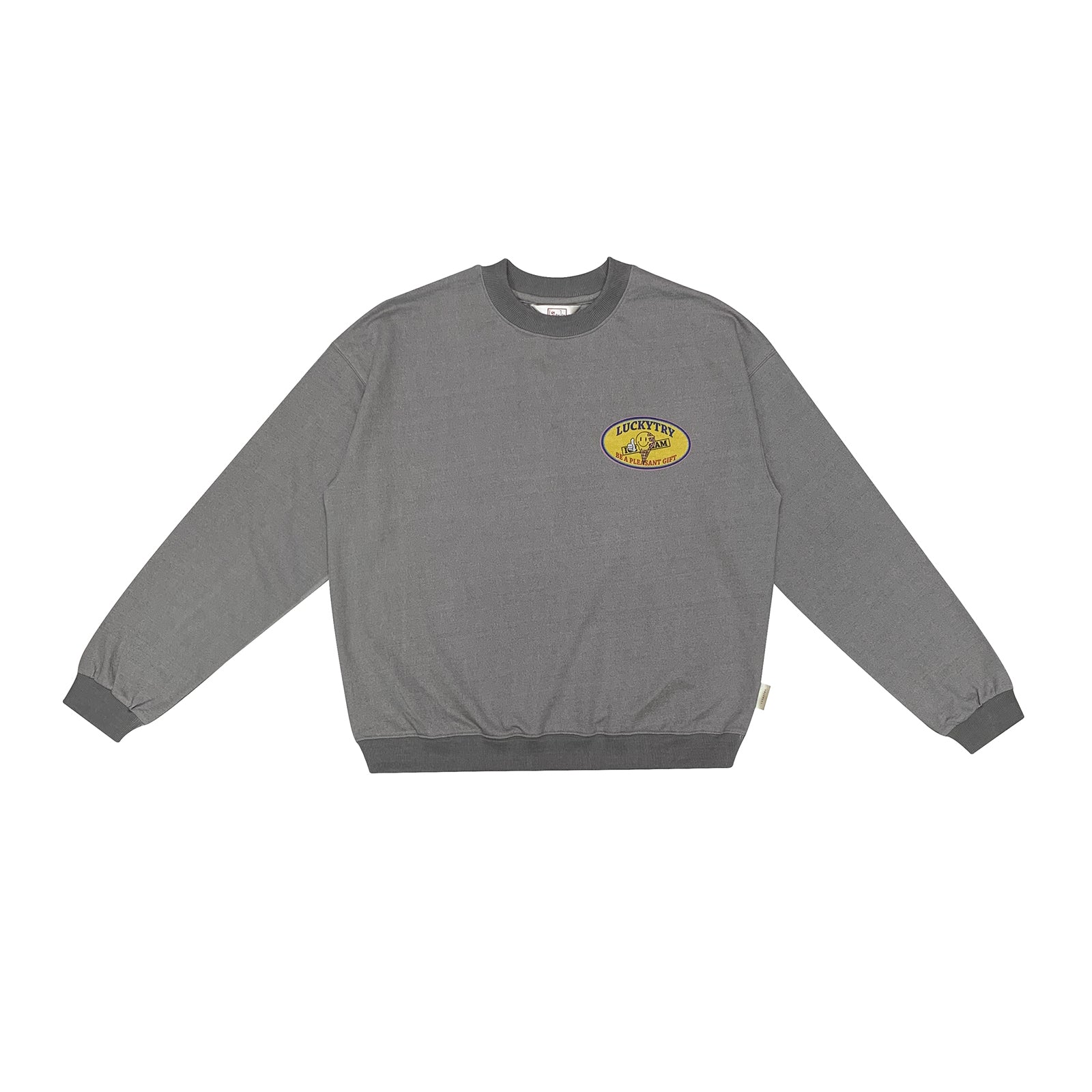 Boys & Girls Grey Cotton Sweatshirt