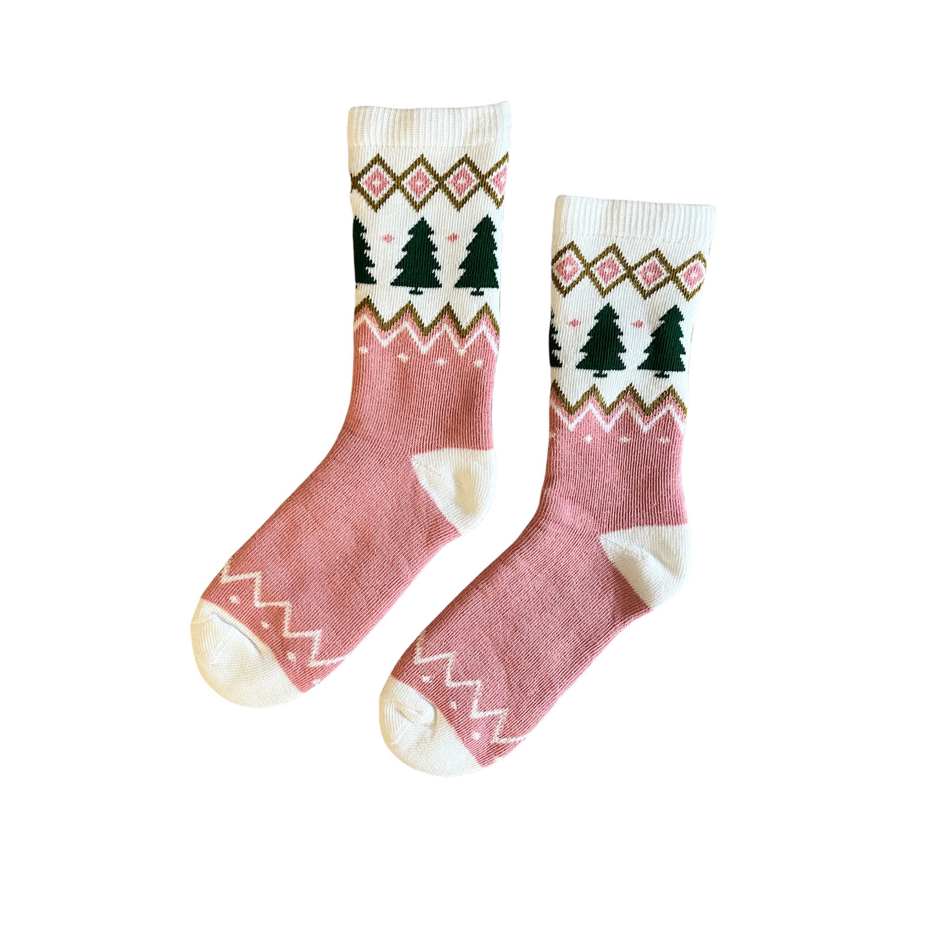 Girls Pink Cotton Socks