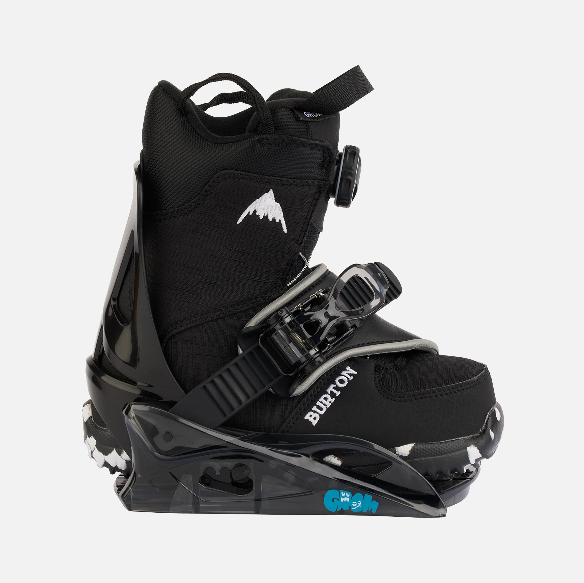 Boys & Girls Black "RE:FLEX" Snowboard Bindings