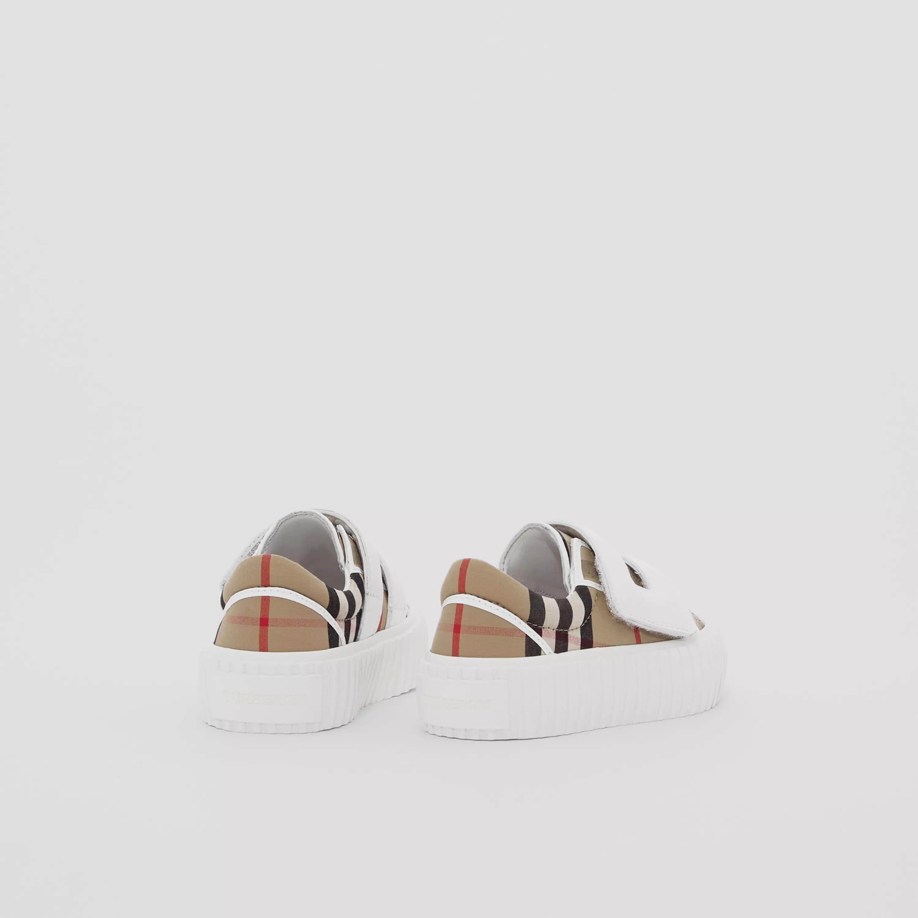 Baby Boys & Girls Beige Check Shoes