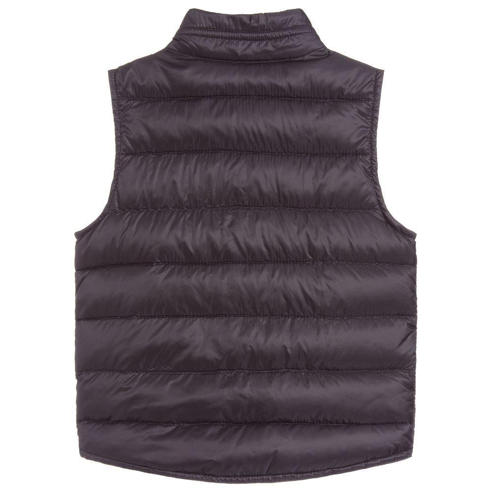Boys Navy "GUI" Padded Down Gilet