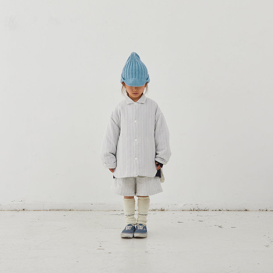 Boys & Girls Blue Wool Hat