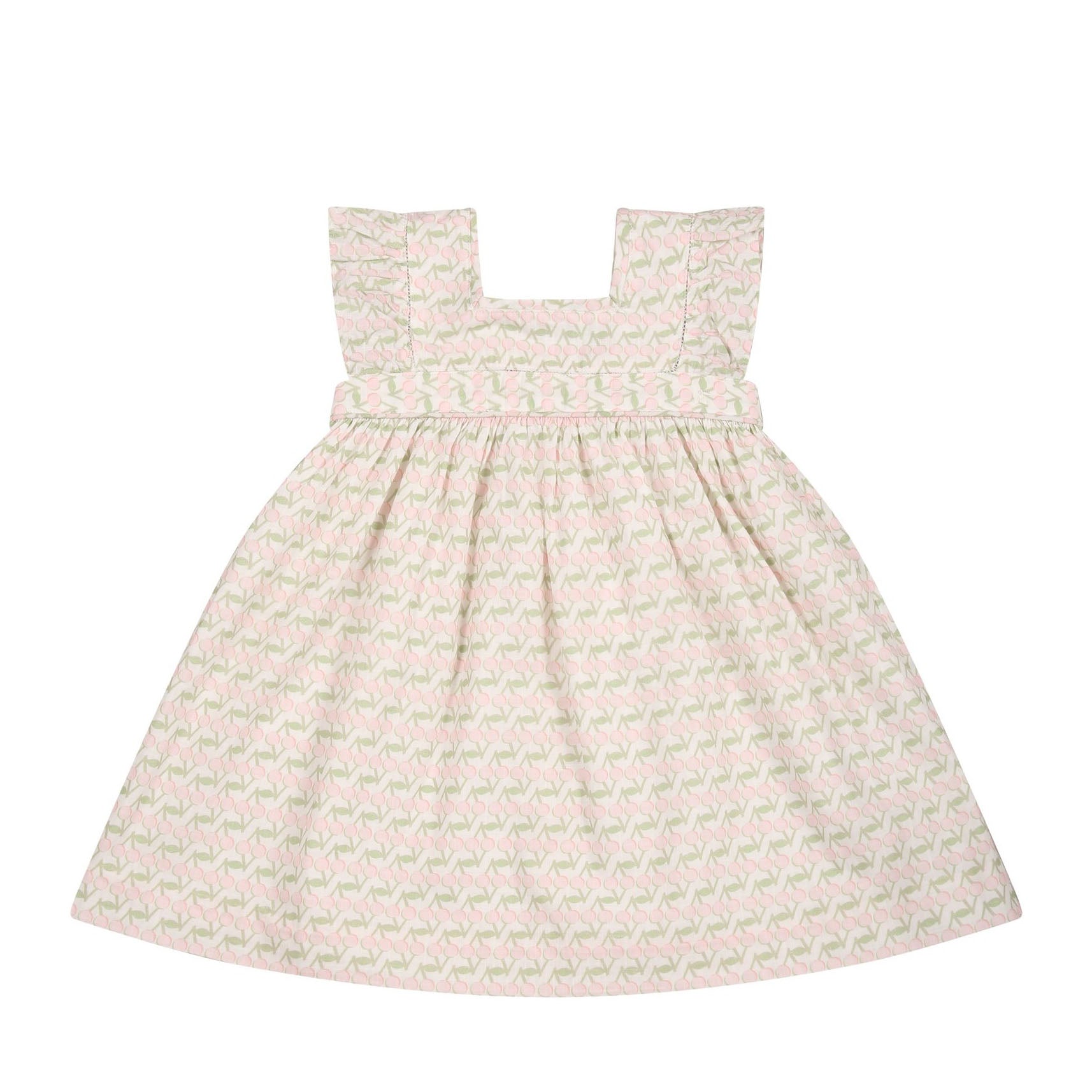 Baby Girls Pink Logo Cotton Dress