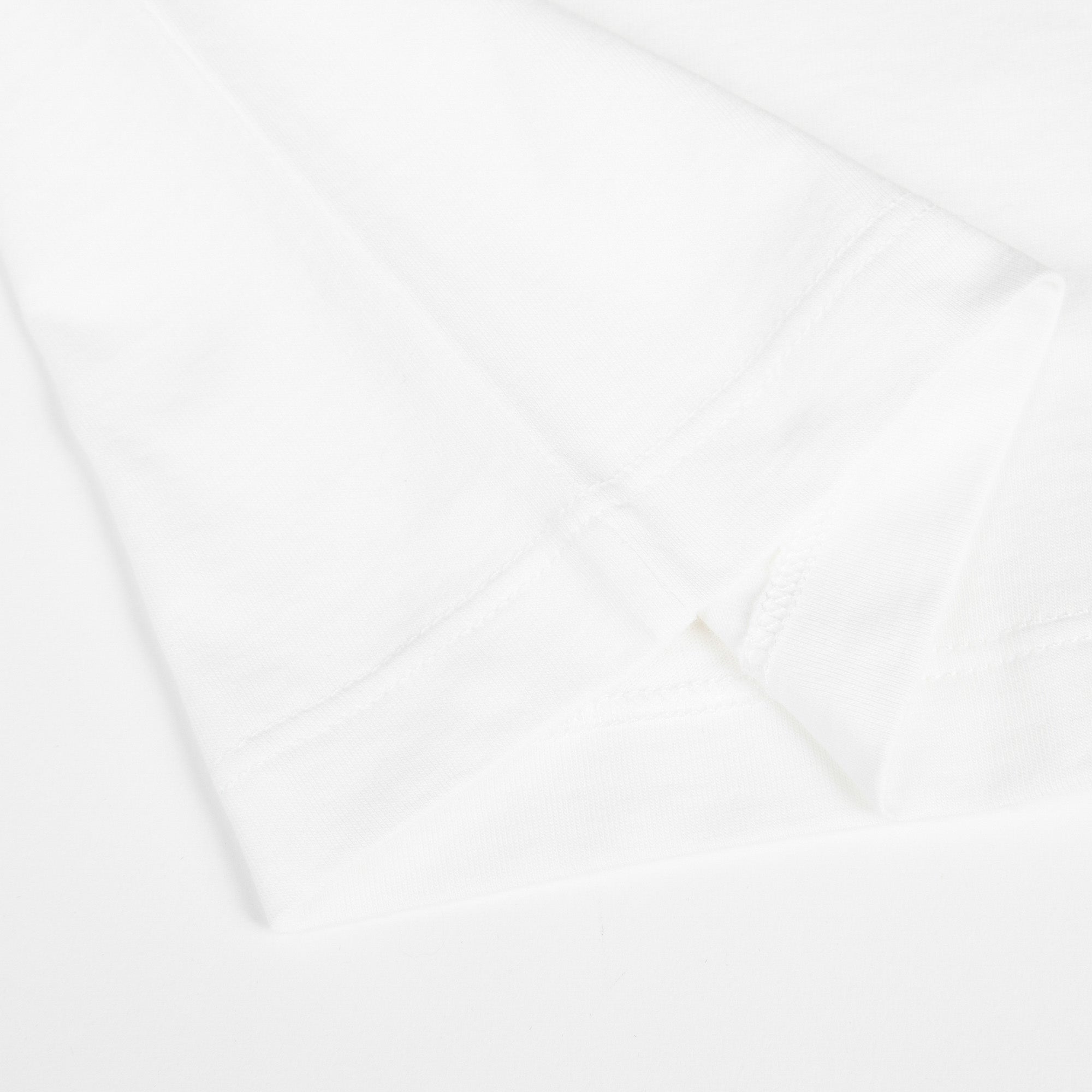 Boys & Girls White Logo Cotton T-Shirt