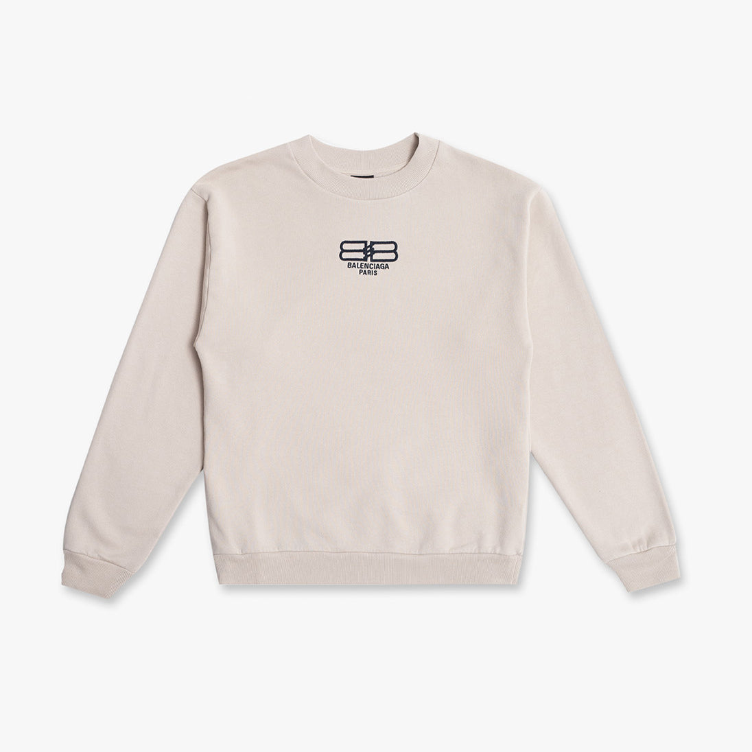 Boys & Girls Beige Logo Cotton Sweatshirt