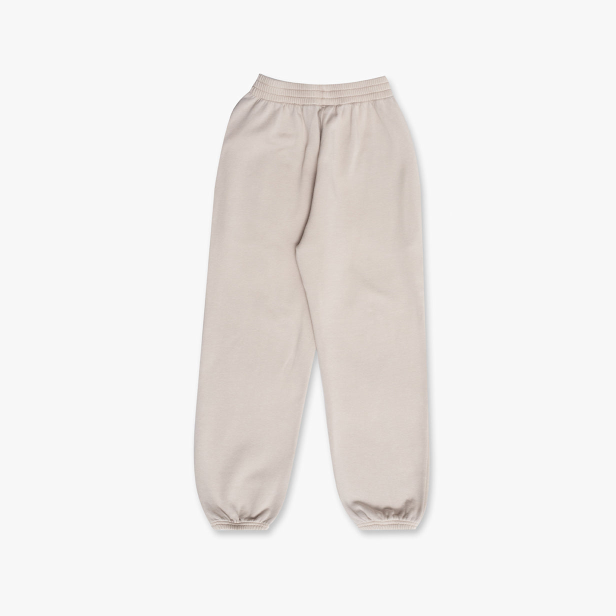Boys & Girls Beige Logo Cotton Trousers