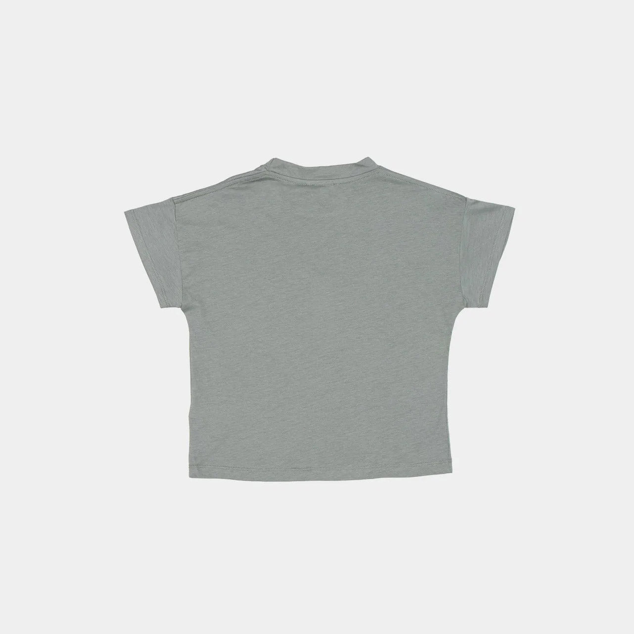 Boys & Girls Khaki Printed Cotton T-Shirt