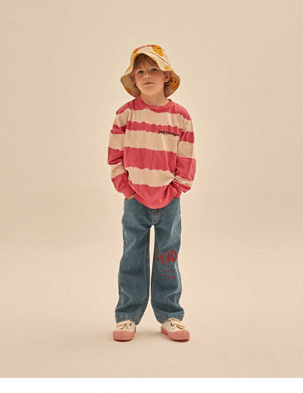 Boys & Girls Pink Cotton T-Shirt