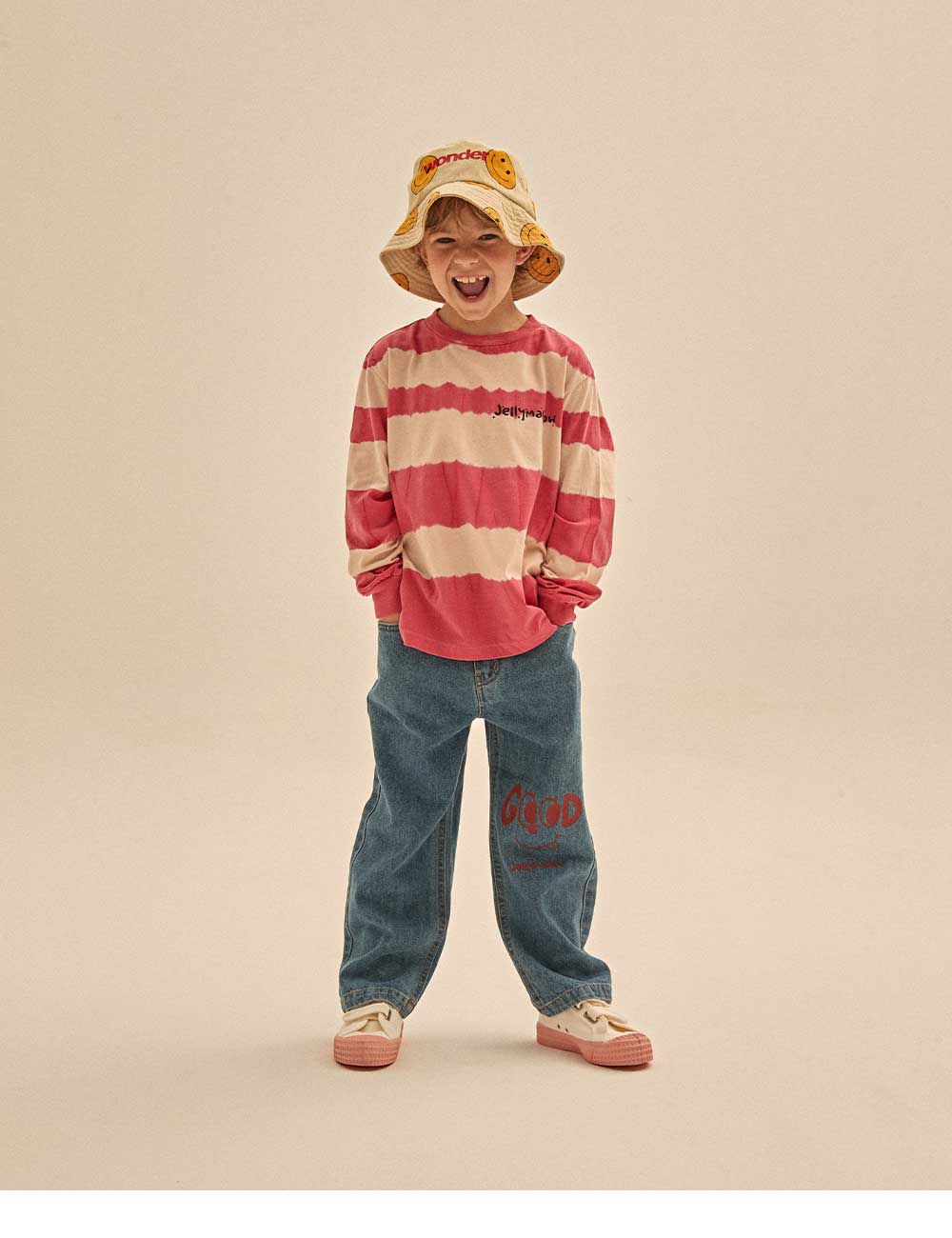 Boys & Girls Pink Cotton T-Shirt