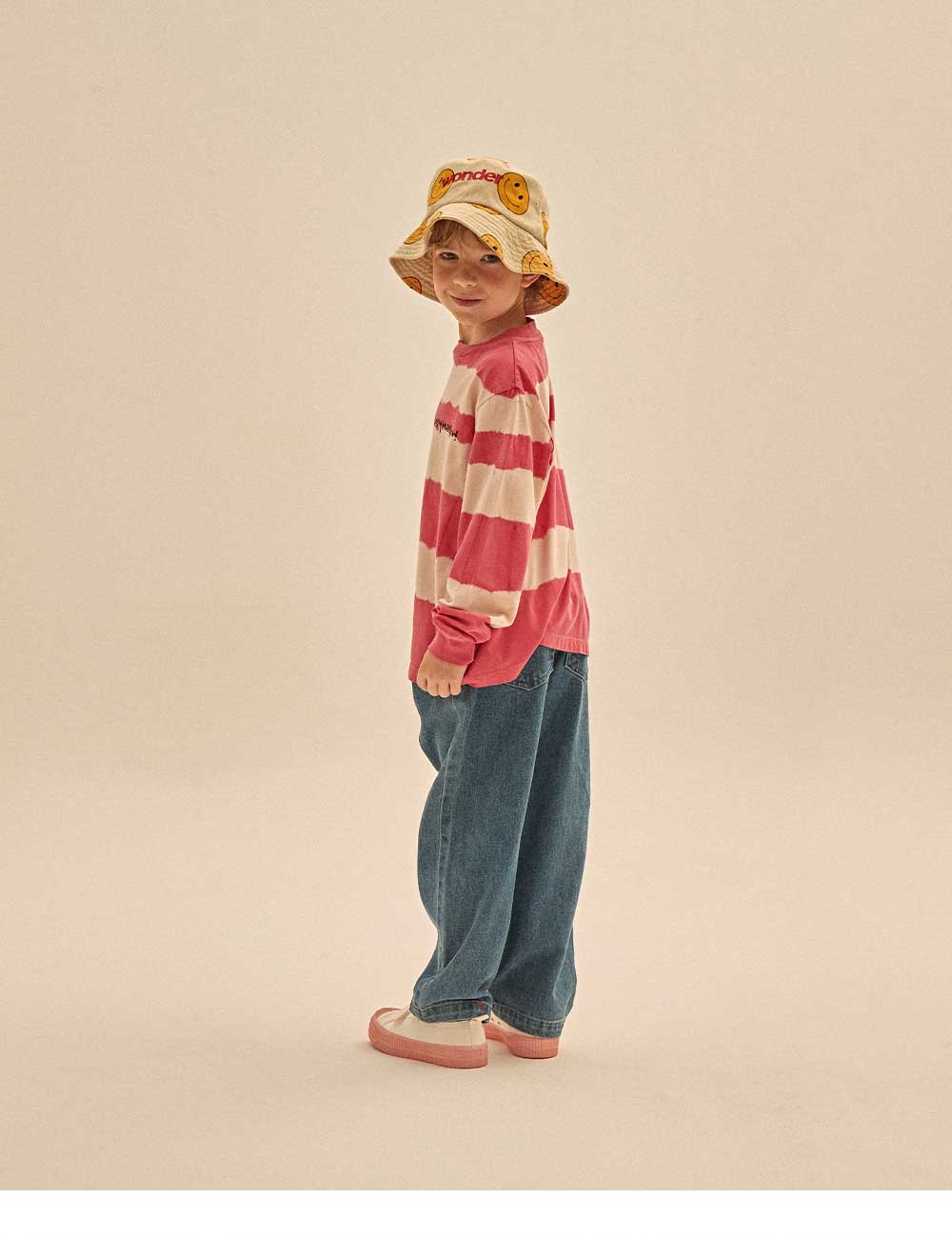 Boys & Girls Pink Cotton T-Shirt