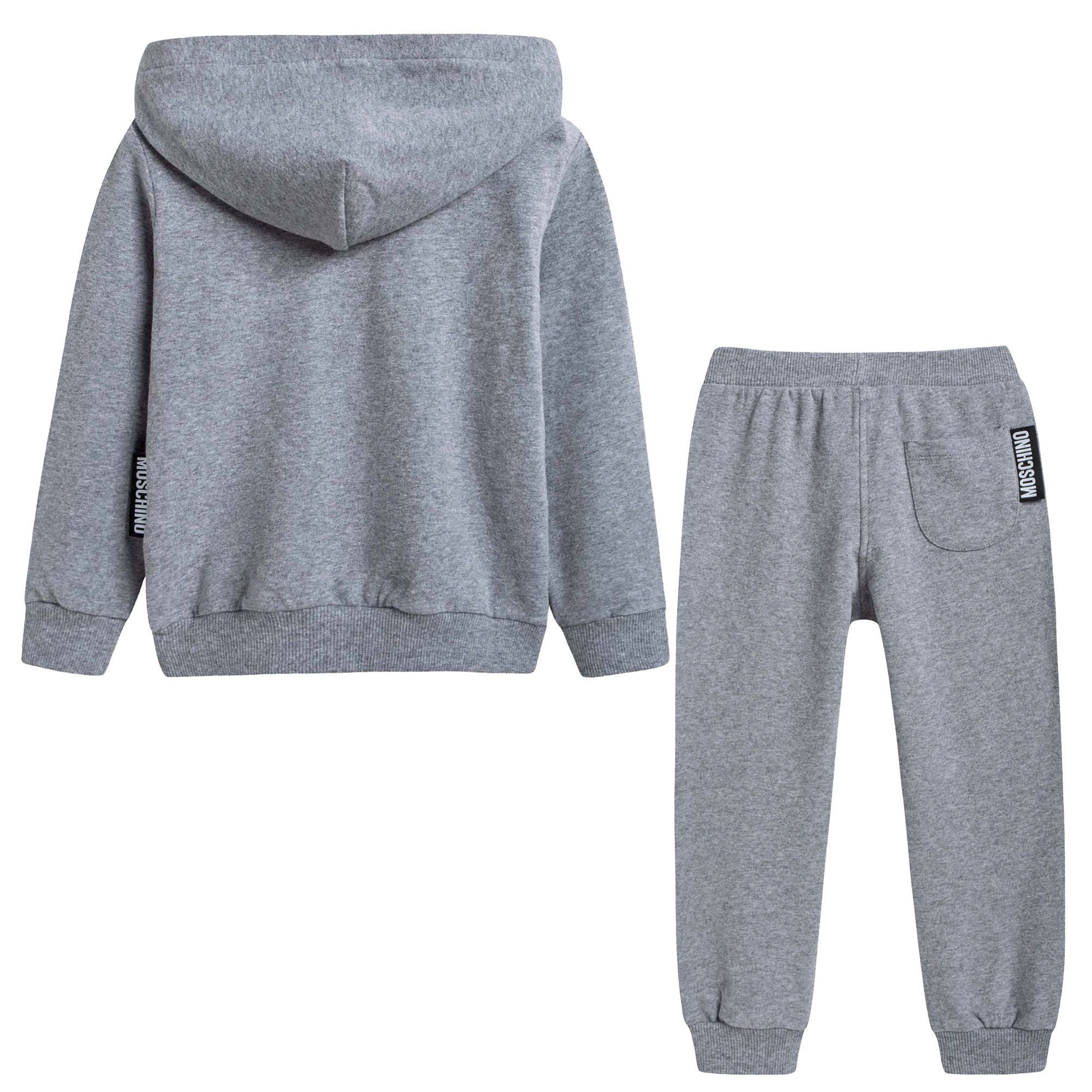 Baby Grey Cotton Toy Tracksuit