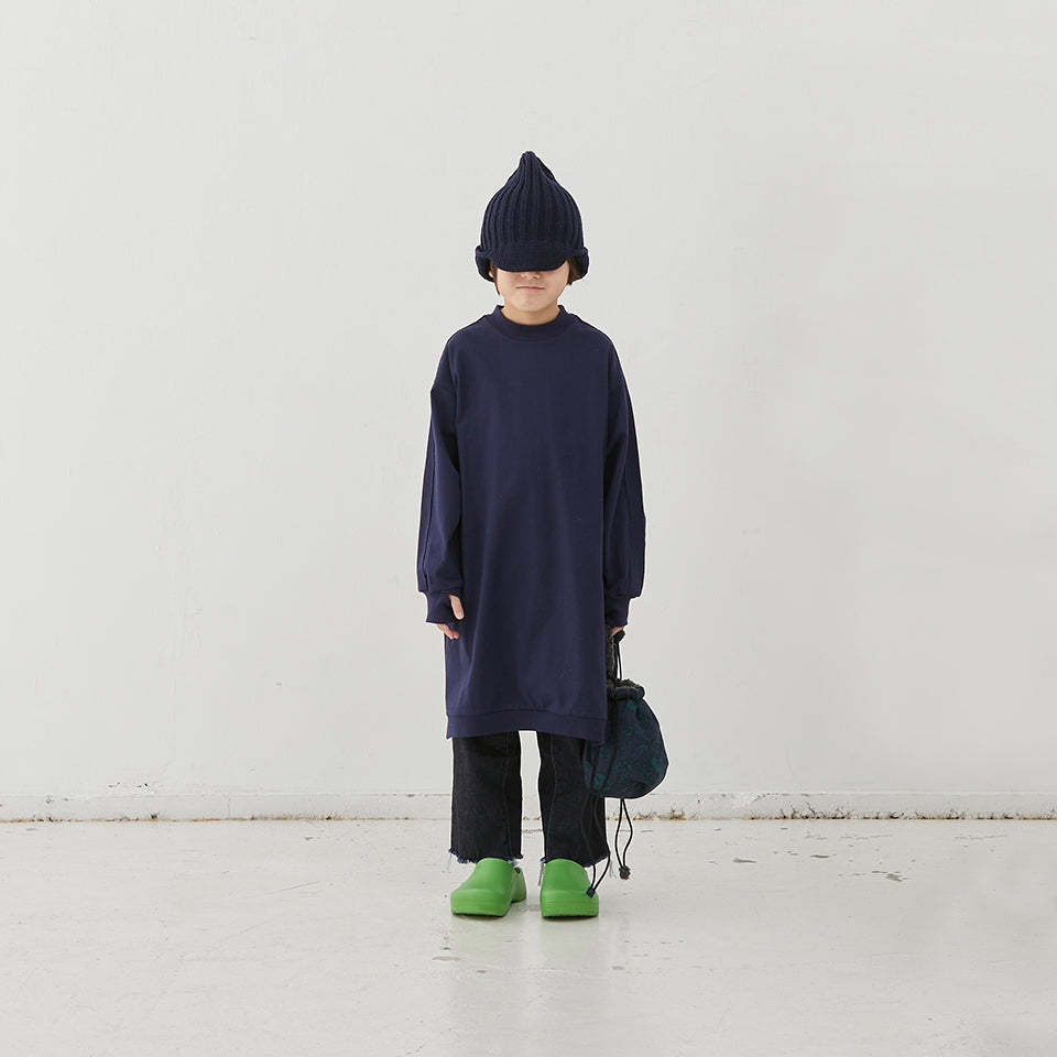 Boys & Girls Navy Wool Hat