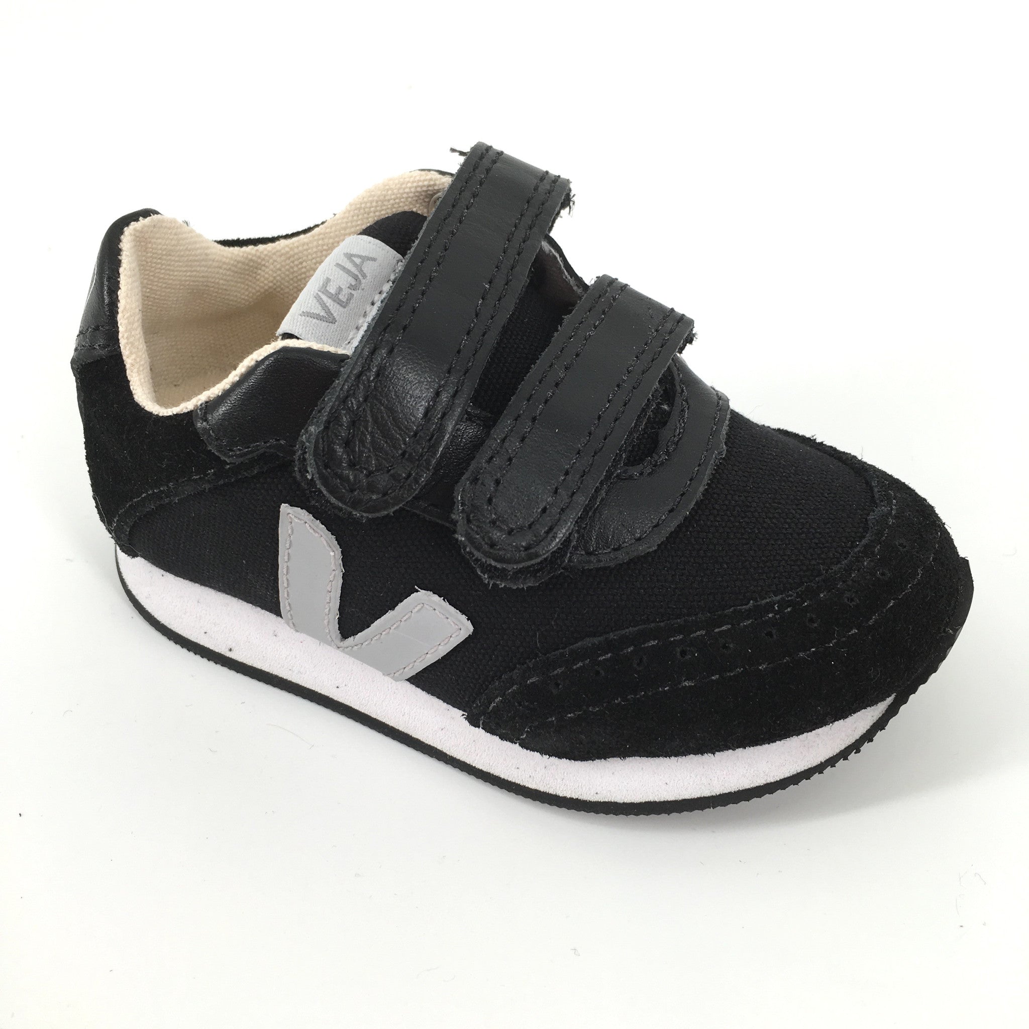 Boys&Girls Black Canvas Velcro Shoes - CÉMAROSE | Children's Fashion Store