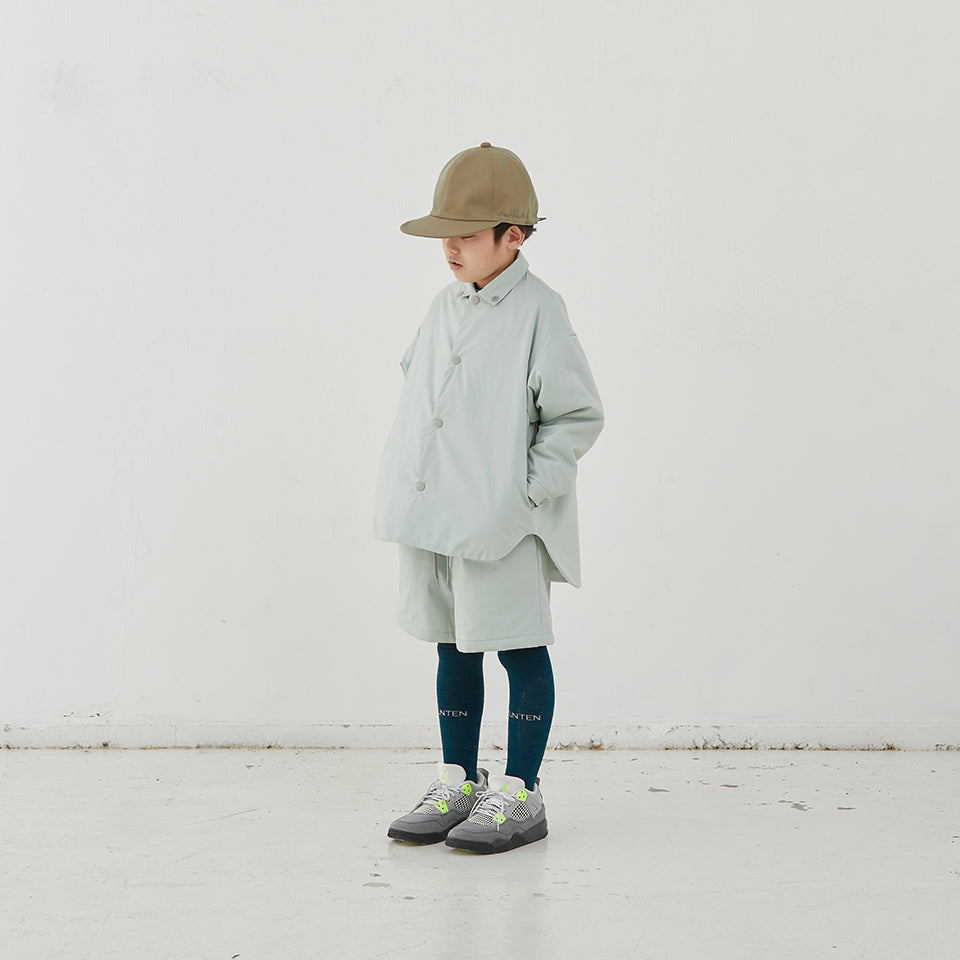 Boys & Girls Dark Green Cotton Socks