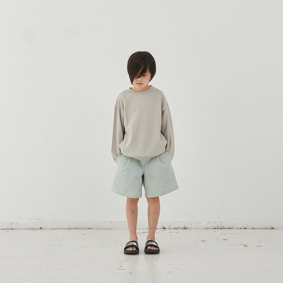 Boys & Girls Mint Cotton Shorts