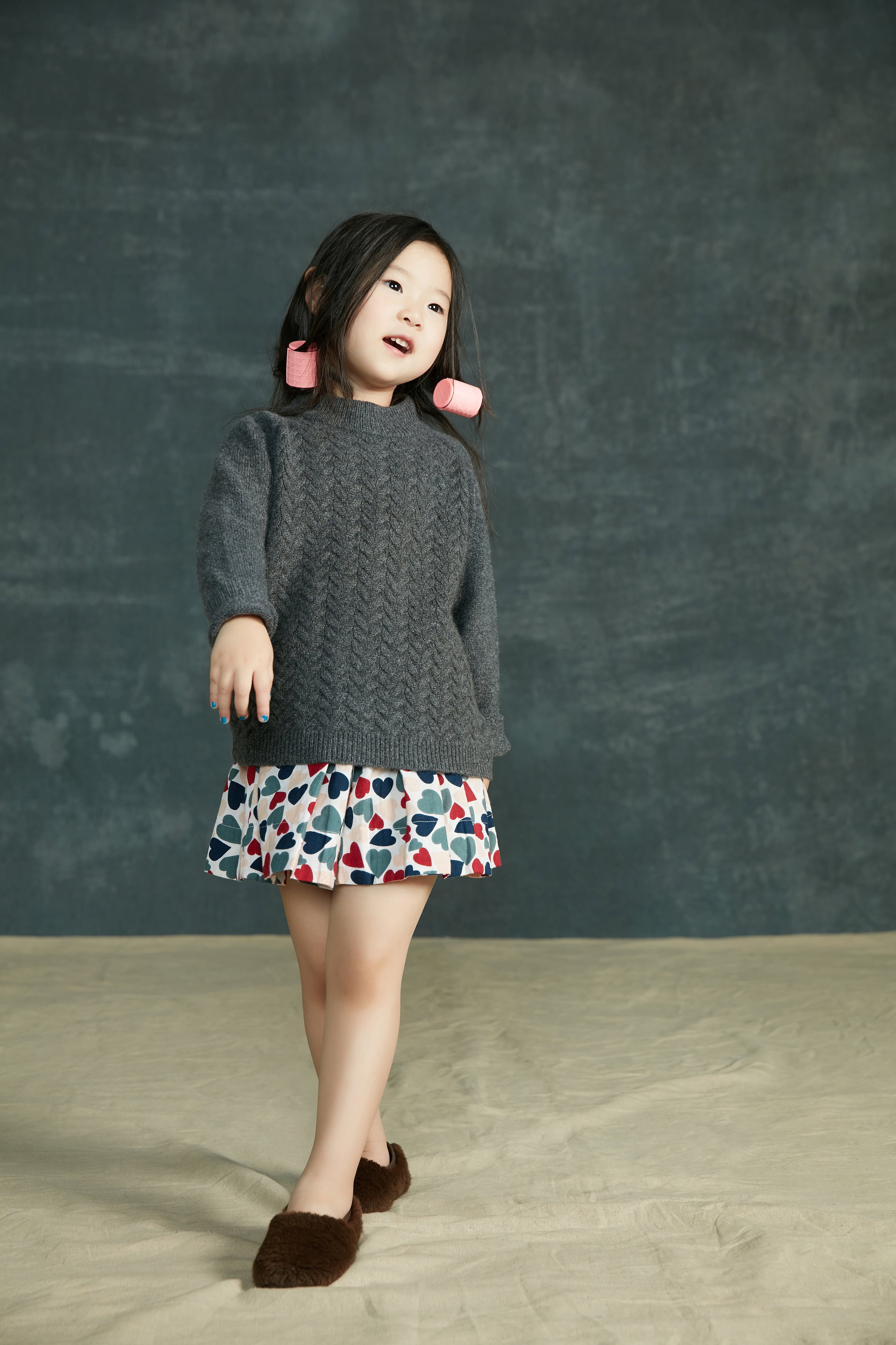 Boys & Girls Grey Cashmere Sweater