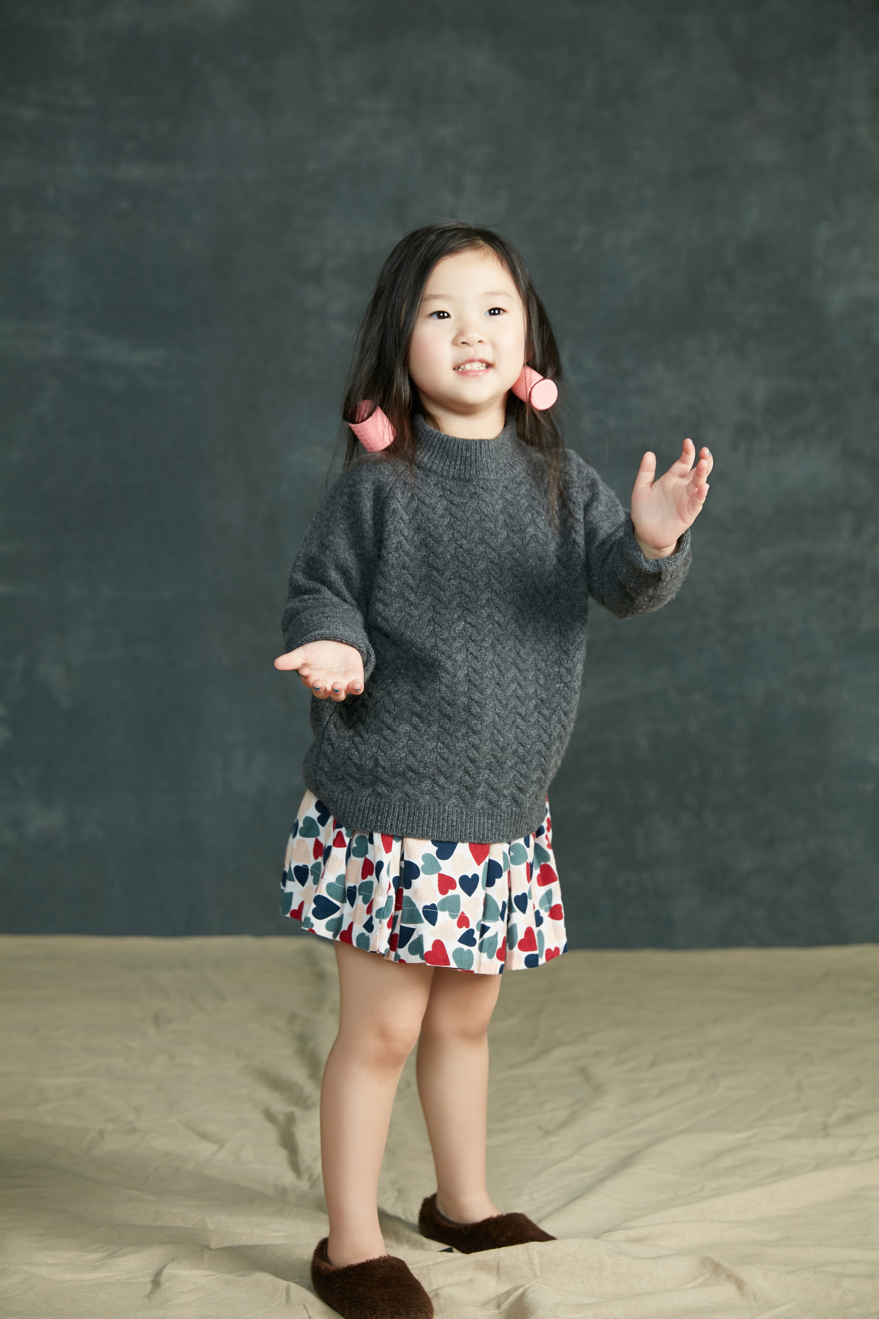 Boys & Girls Grey Cashmere Sweater