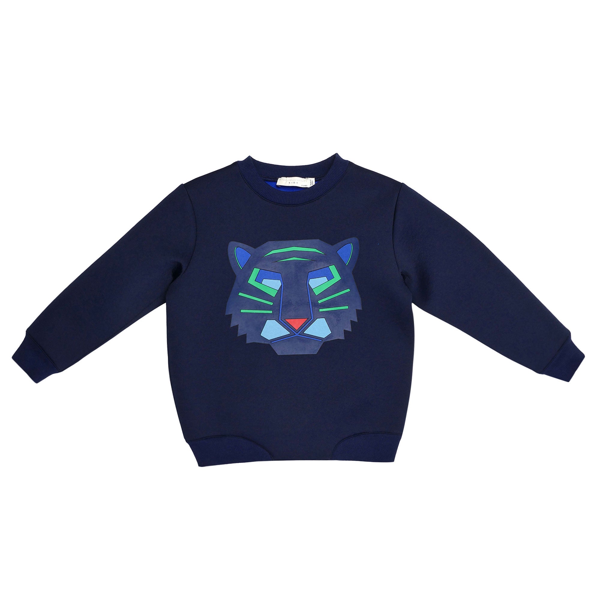 Boys Navy Blue Fancy Printed Trims Sweatshirt - CÉMAROSE | Children's Fashion Store