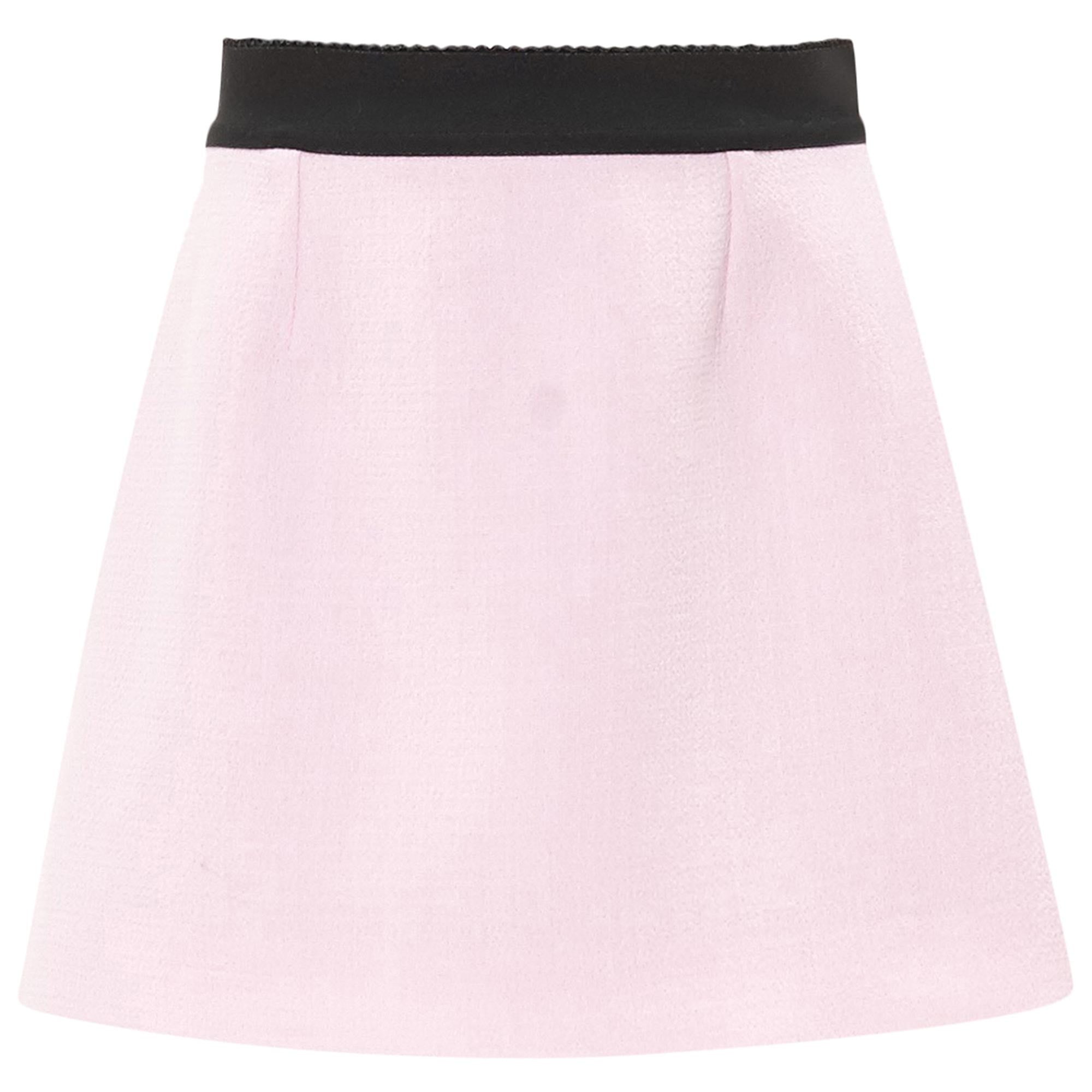 Girls Pink Wool Skirt - CÉMAROSE | Children's Fashion Store - 1