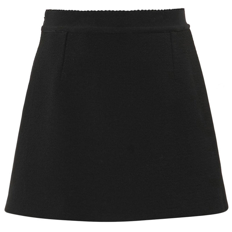 Girls Black Wool Skirt - CÉMAROSE | Children's Fashion Store - 2