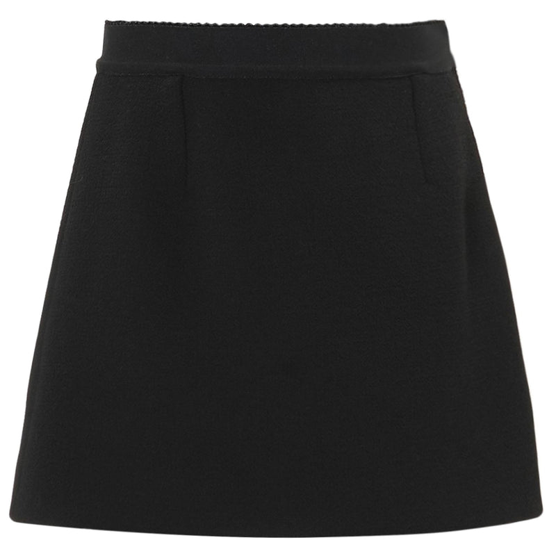 Girls Black Wool Skirt - CÉMAROSE | Children's Fashion Store - 1