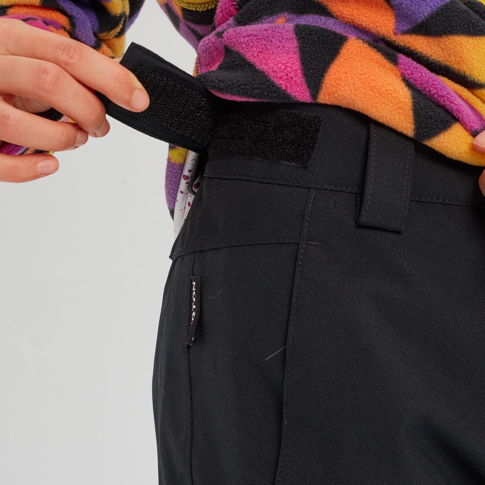 Boys & Girls Black Snow Trousers