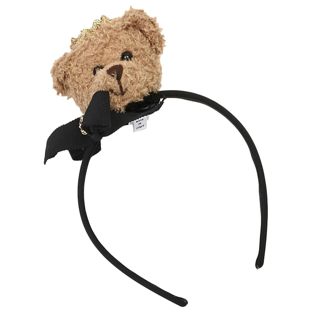 Girls Black Bear Trims Hairband - CÉMAROSE | Children's Fashion Store