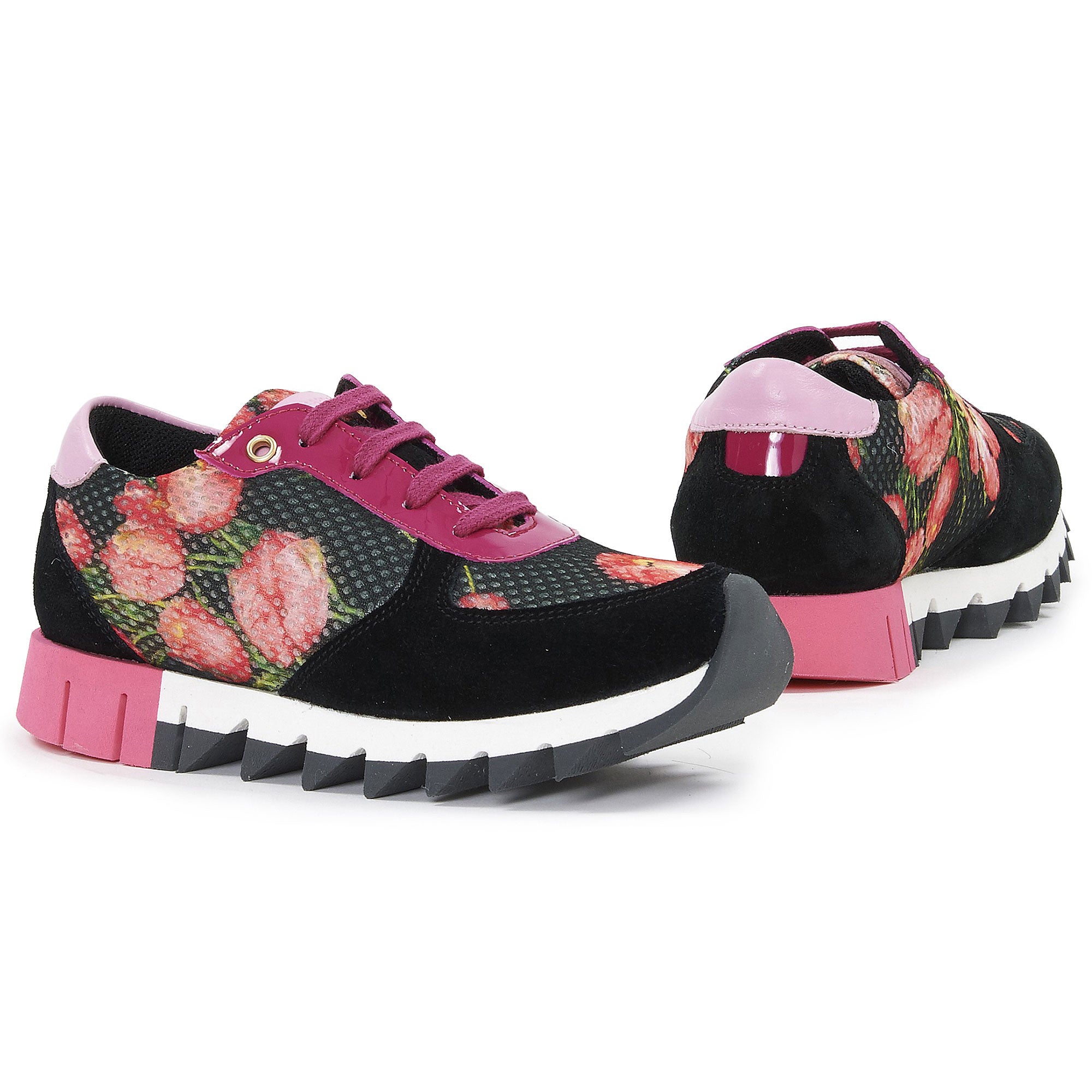 Girls Multicolor Printed Vitella Shoe - CÉMAROSE | Children's Fashion Store