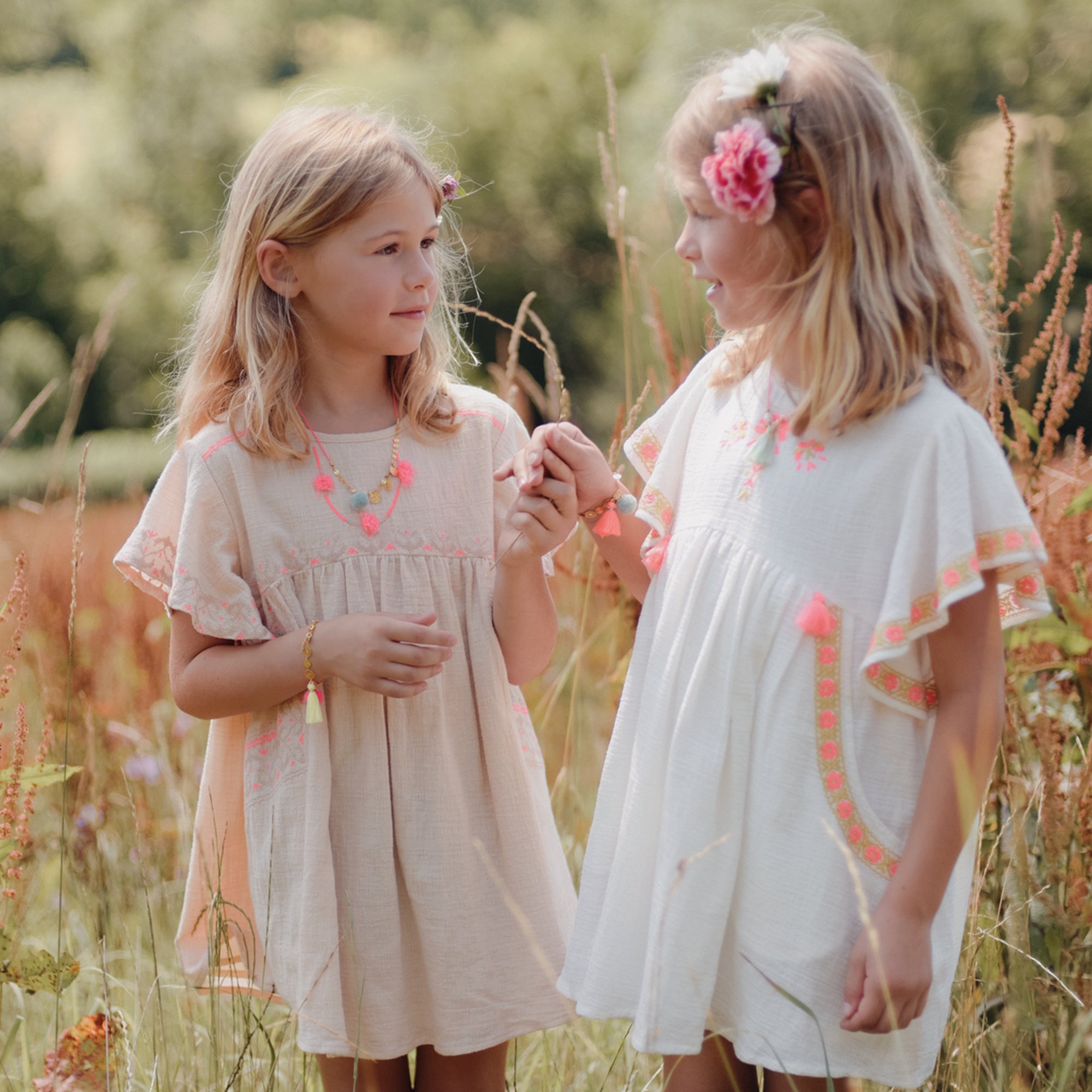 Girls White "Hindaka" Dress