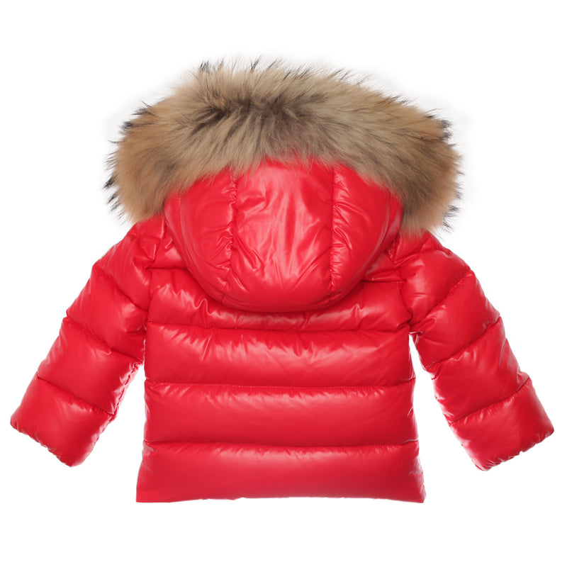 Baby Red Plush Trims Hooded 'K2'Jacket - CÉMAROSE | Children's Fashion Store - 2