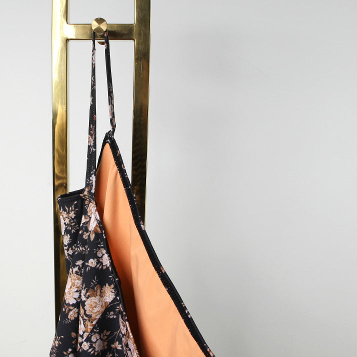 Girls Black Floral Ballet Onesies