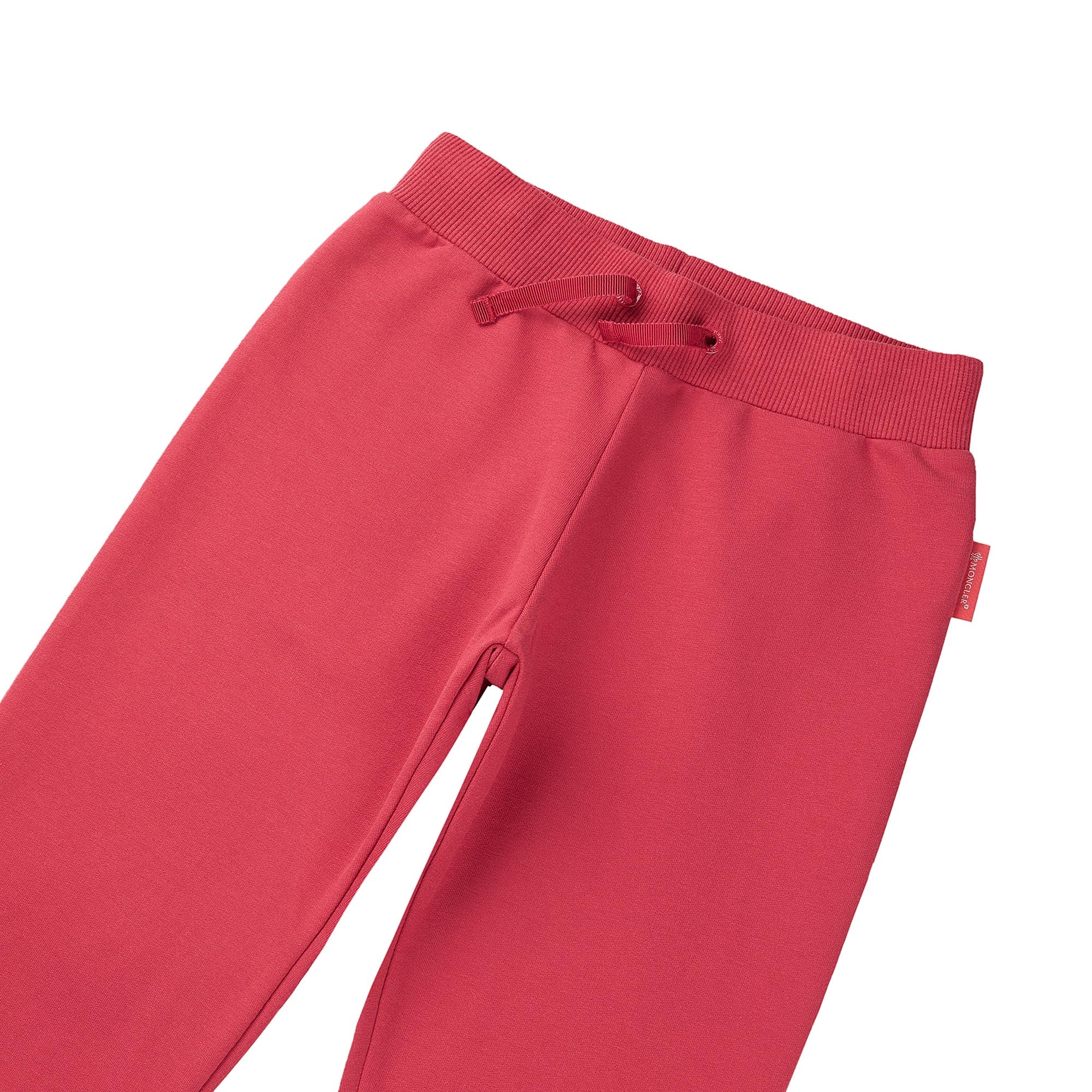 Girls Red Cotton Tracksuit