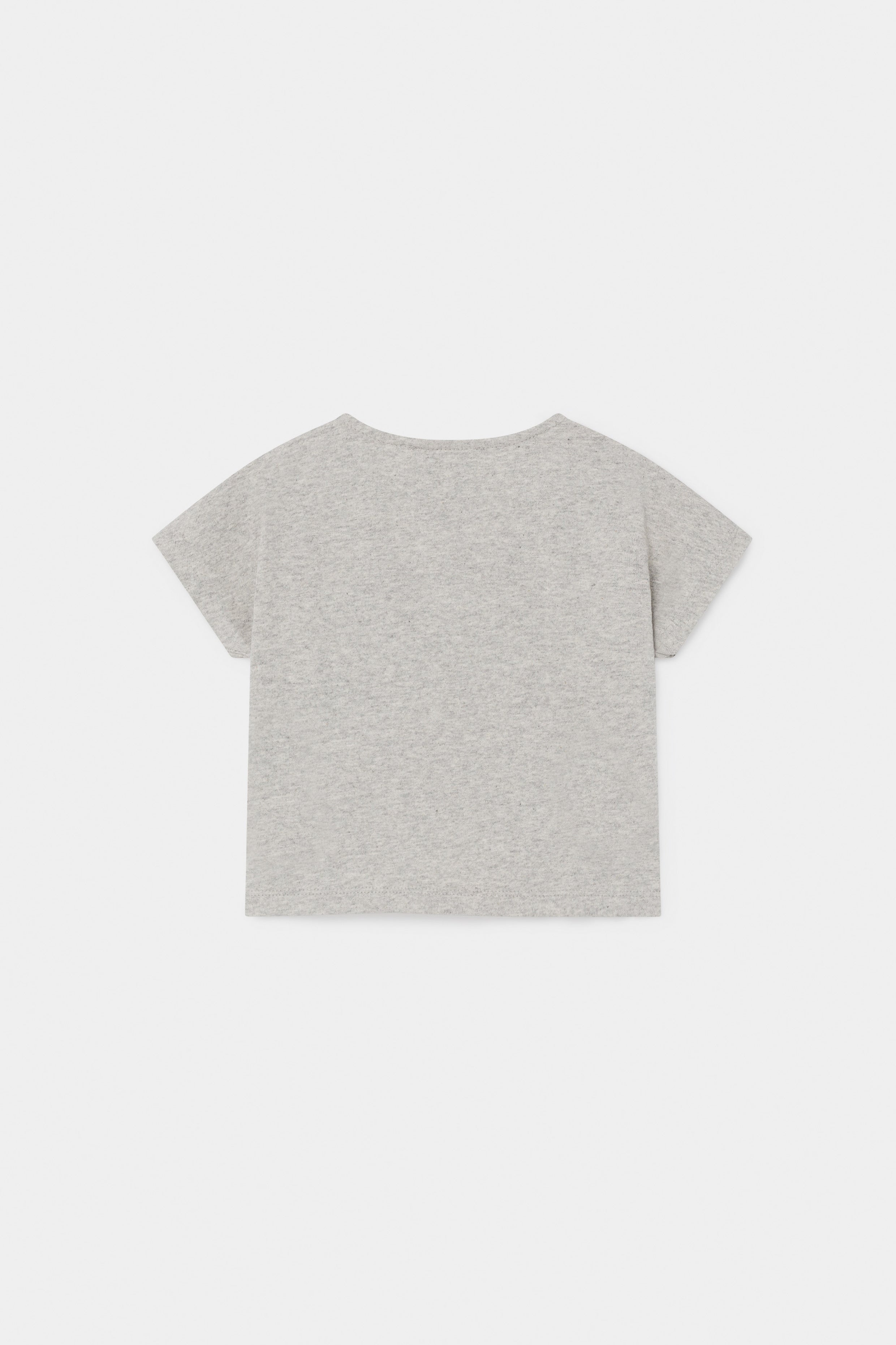 Baby Boys Grey Pattern Cotton T-shirt