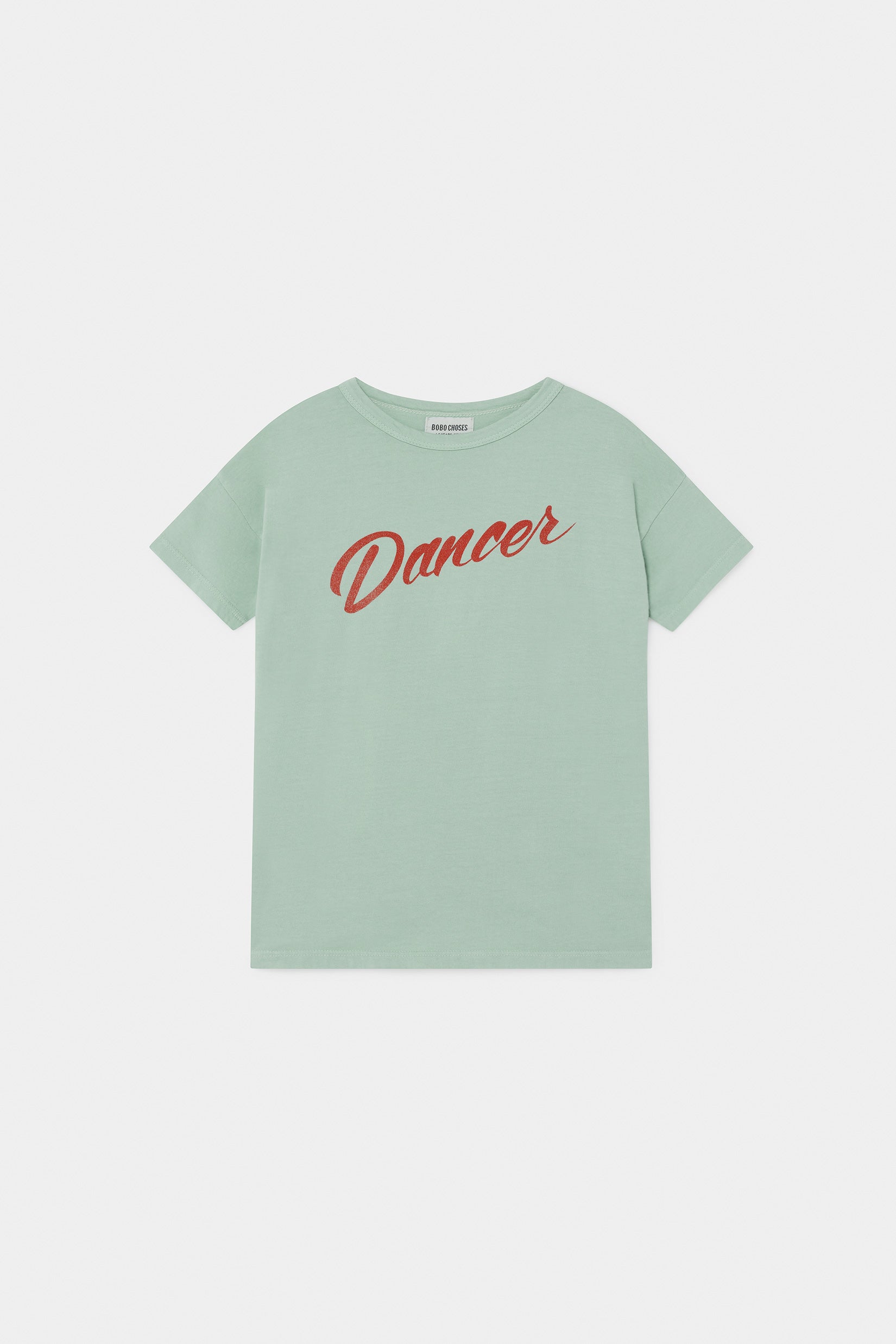 Boys Green Dancer Cotton T-shirt