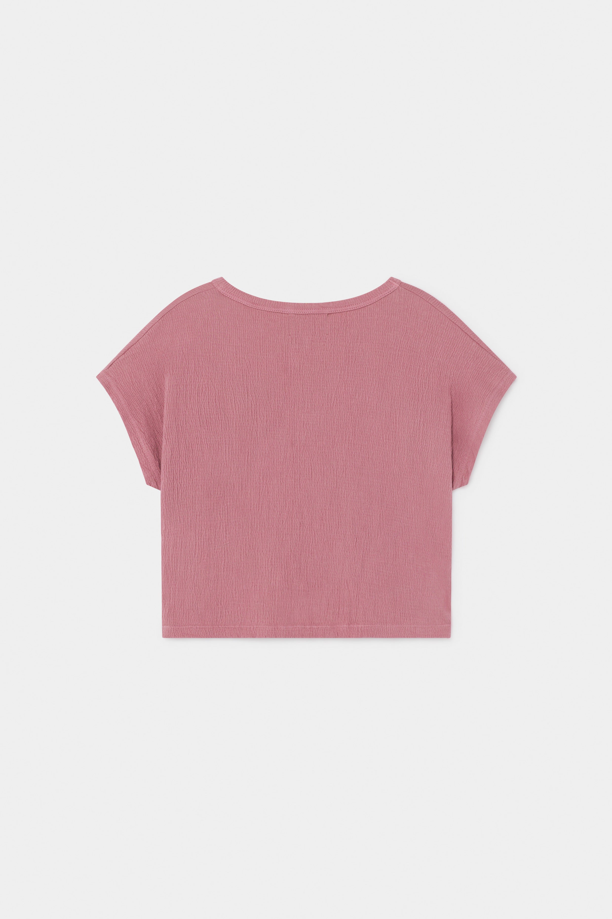 Girls Pink Bird Cotton T-shirt