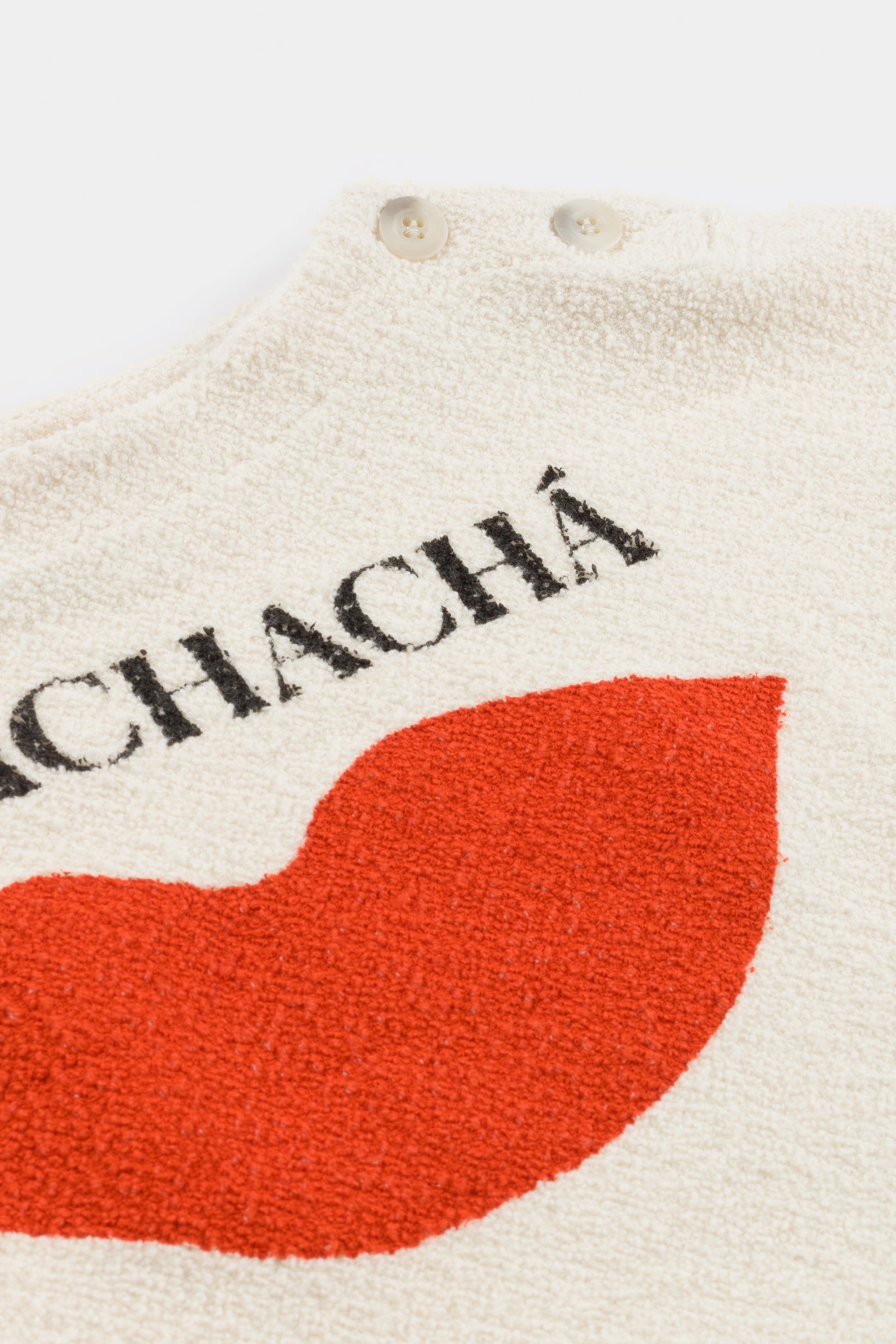 Girls Rice White Kiss Cropped Top