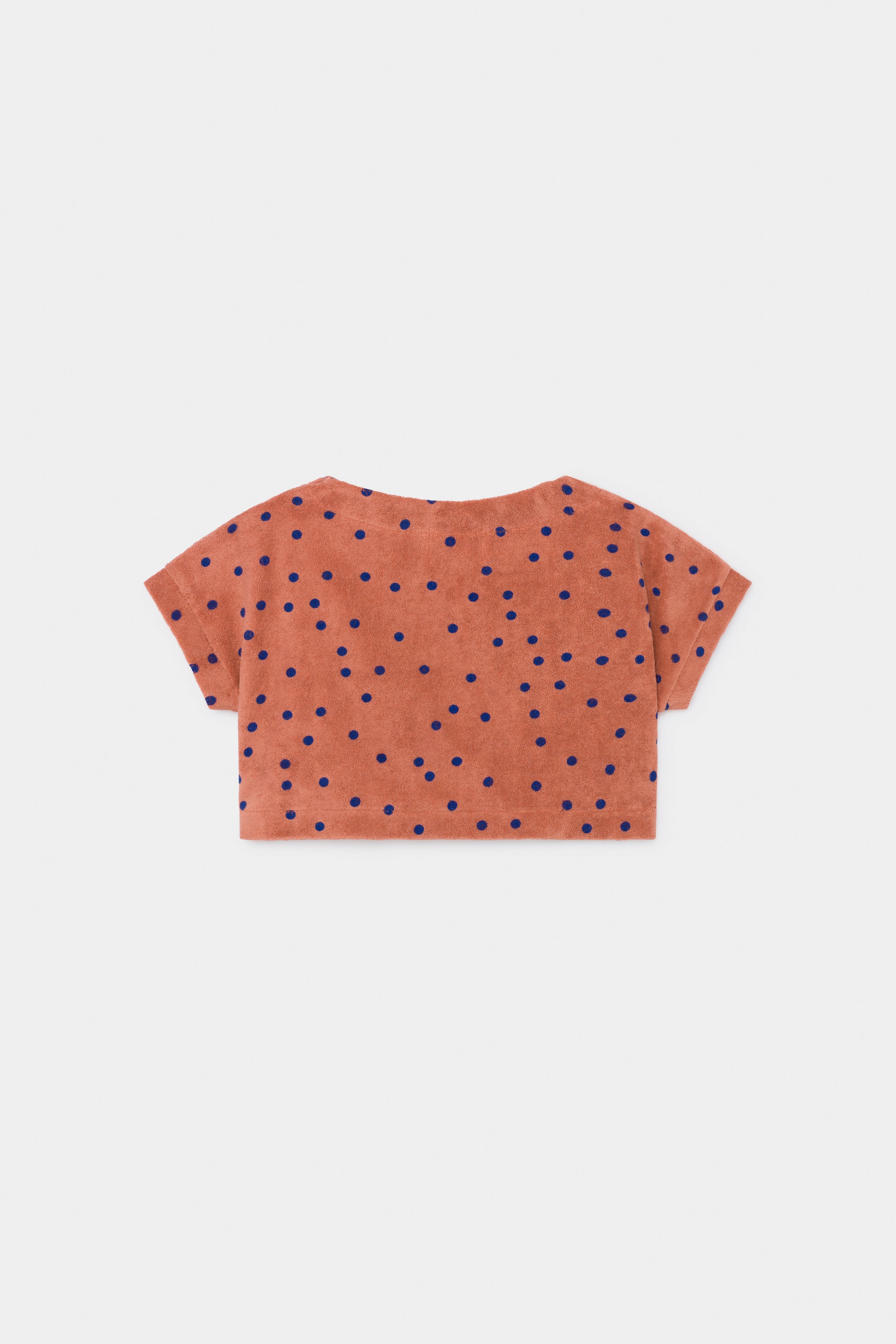 Girls Maple Leaf Spots Towel Cropped Top