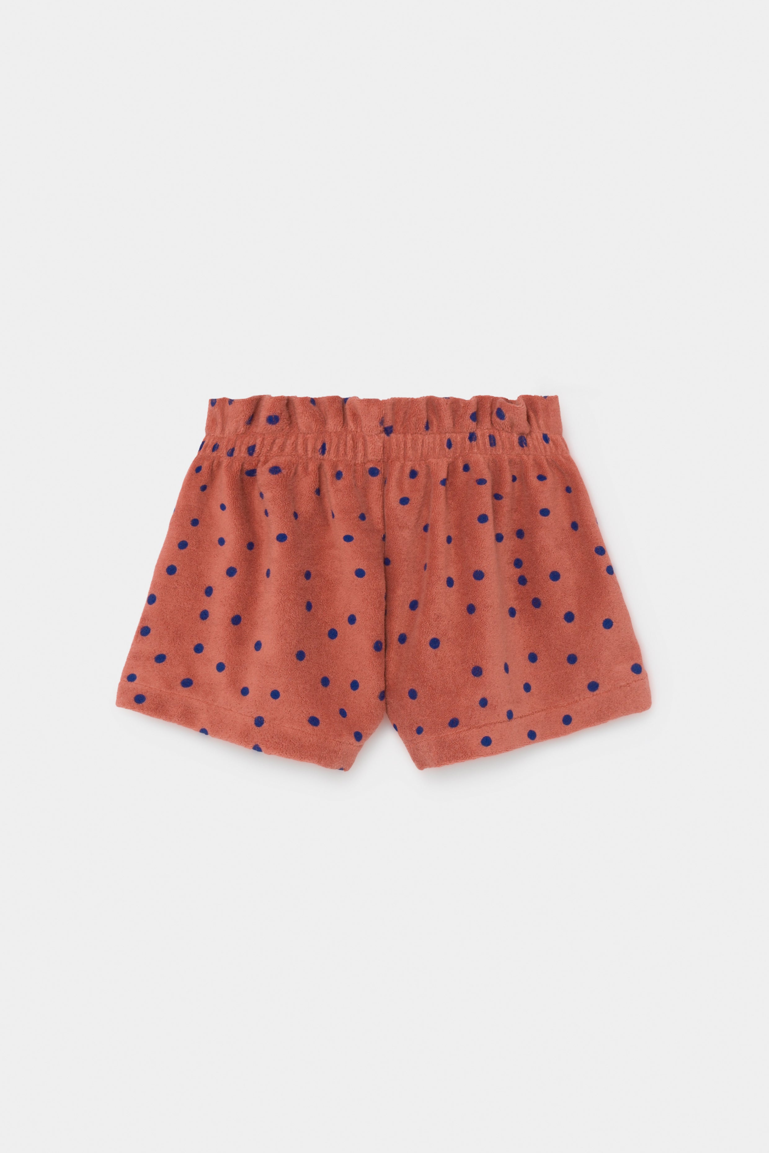 Girls Maple Leaf Dots Towel Shorts
