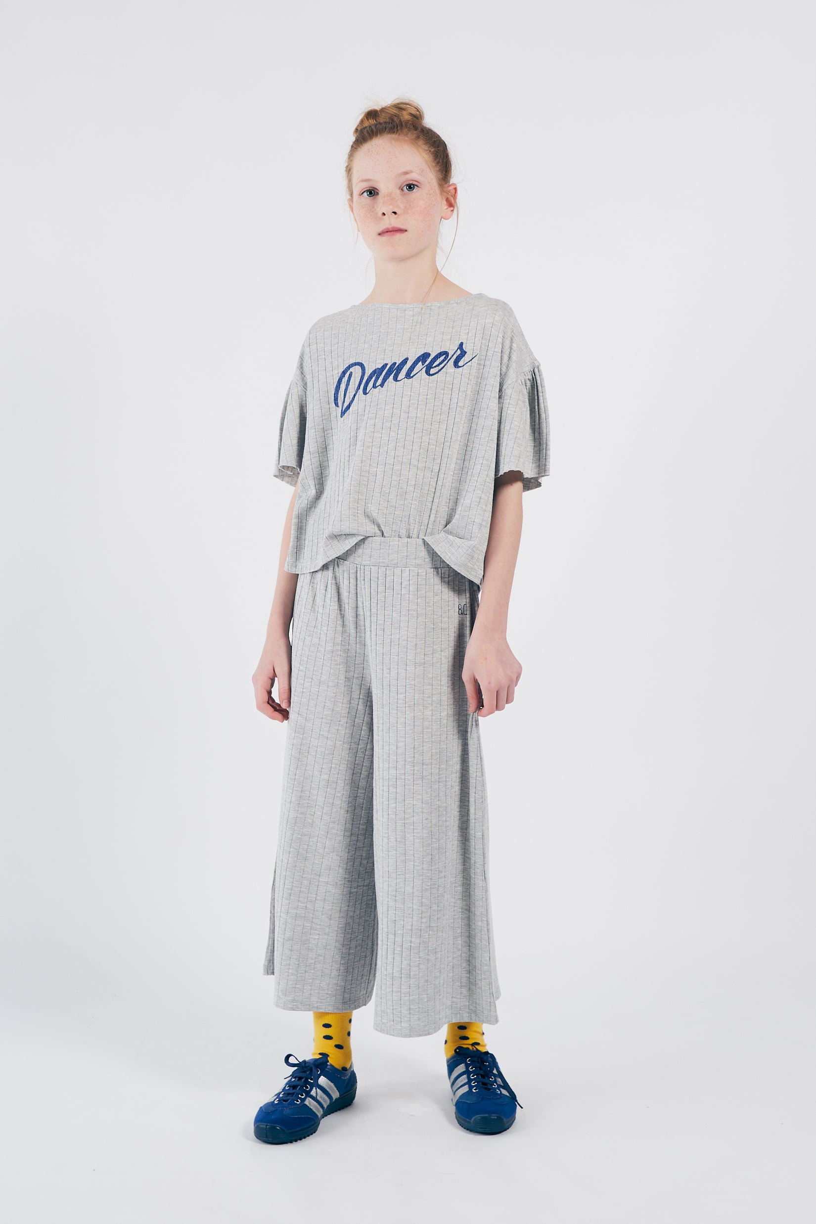 Girls Grey B.C. Knitted Trousers