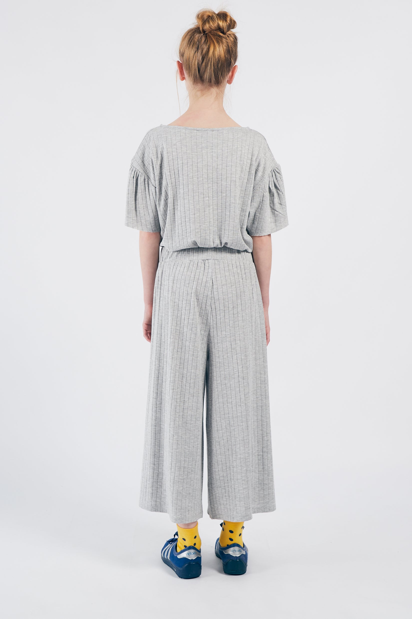 Girls Grey B.C. Knitted Trousers
