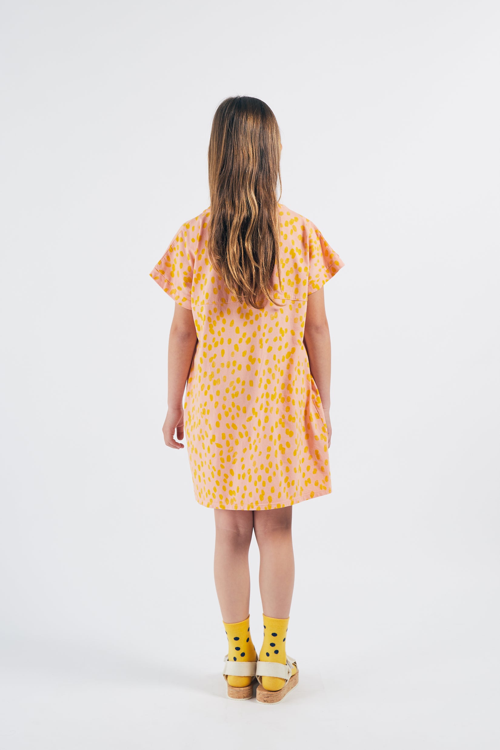 Girls Pink Tango Cotton Dress