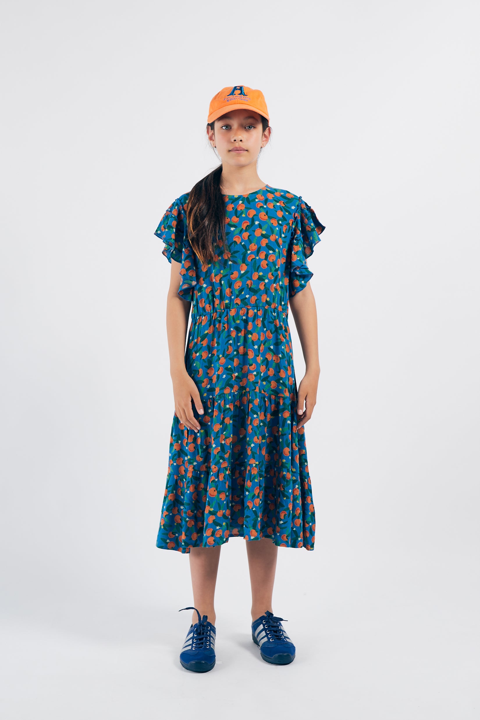 Girls Blue Orange Dress