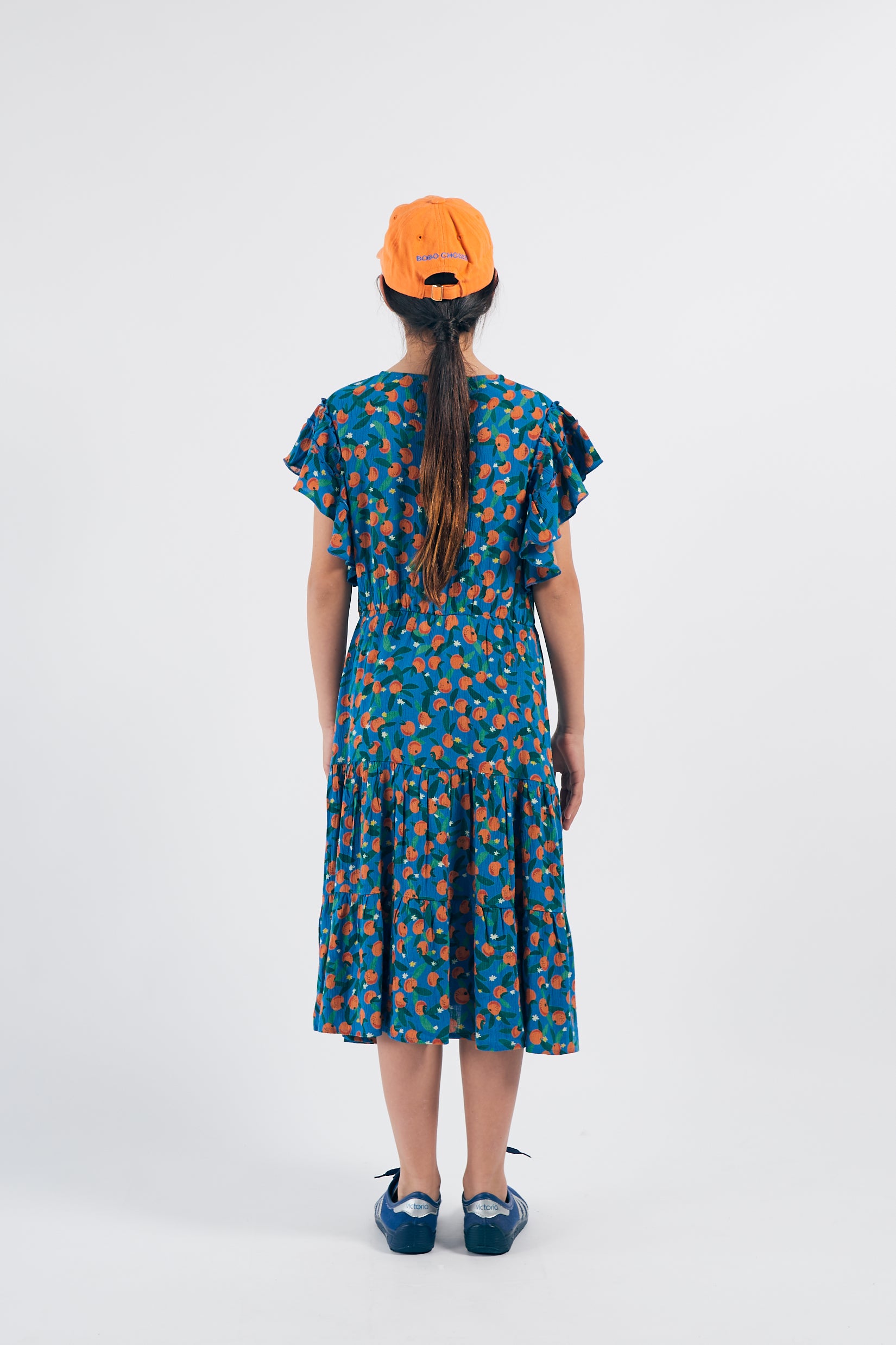 Girls Blue Orange Dress