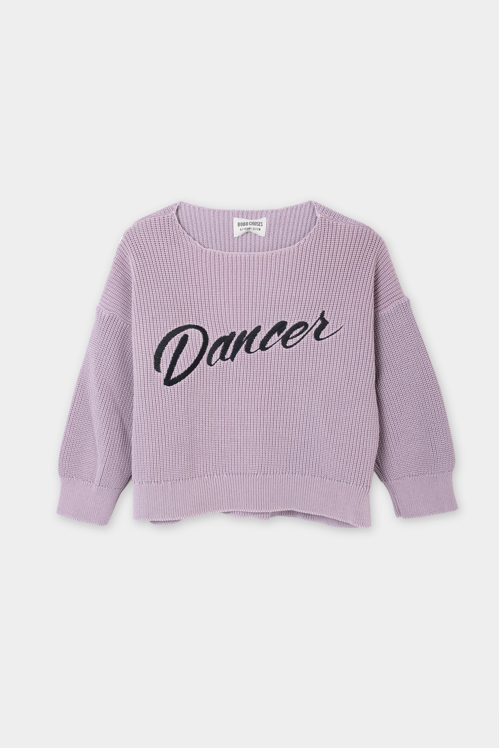 Girls Purple Dancer Cotton Sweater