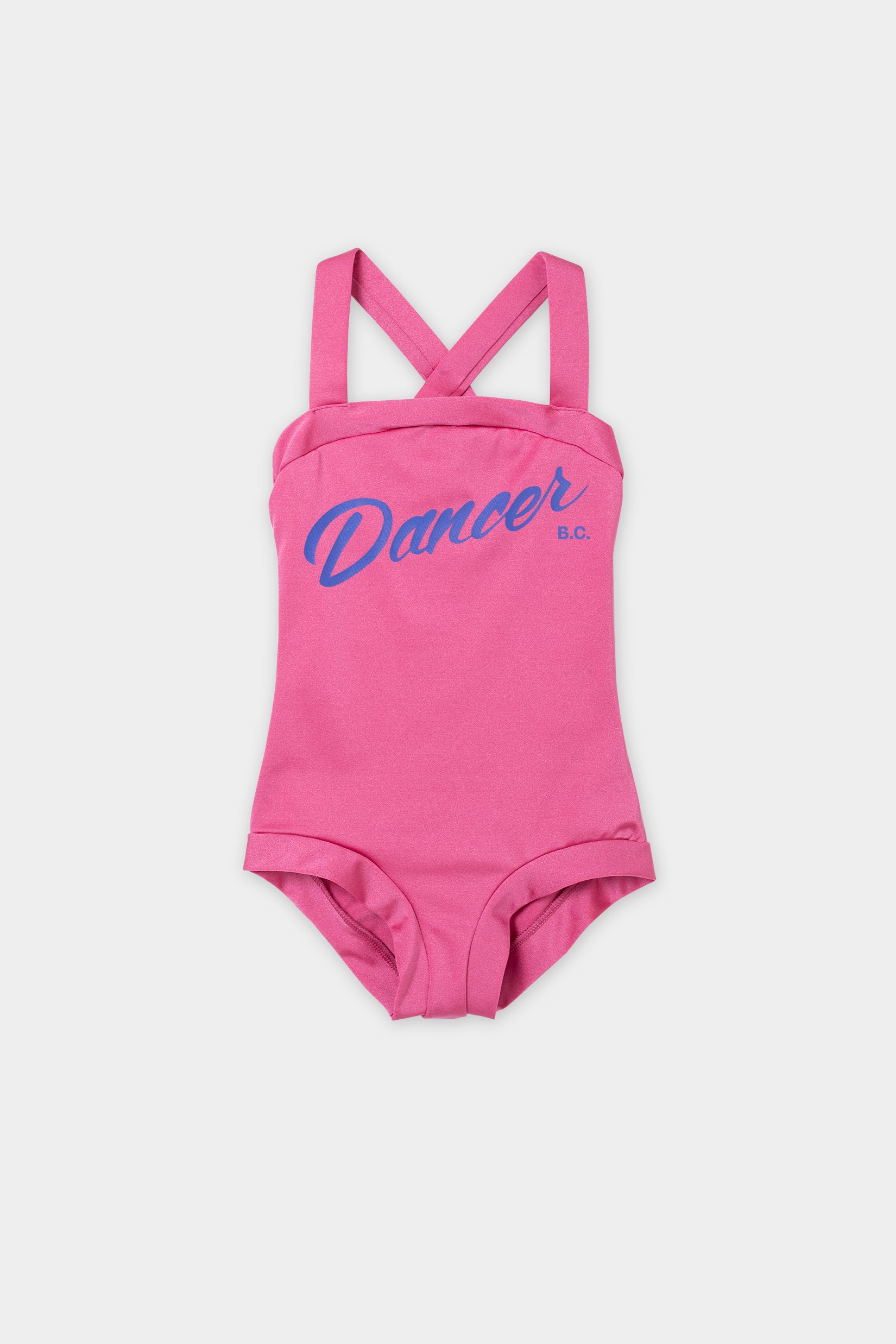 Girls Bright Pink Dancer Shorty Swimsuit