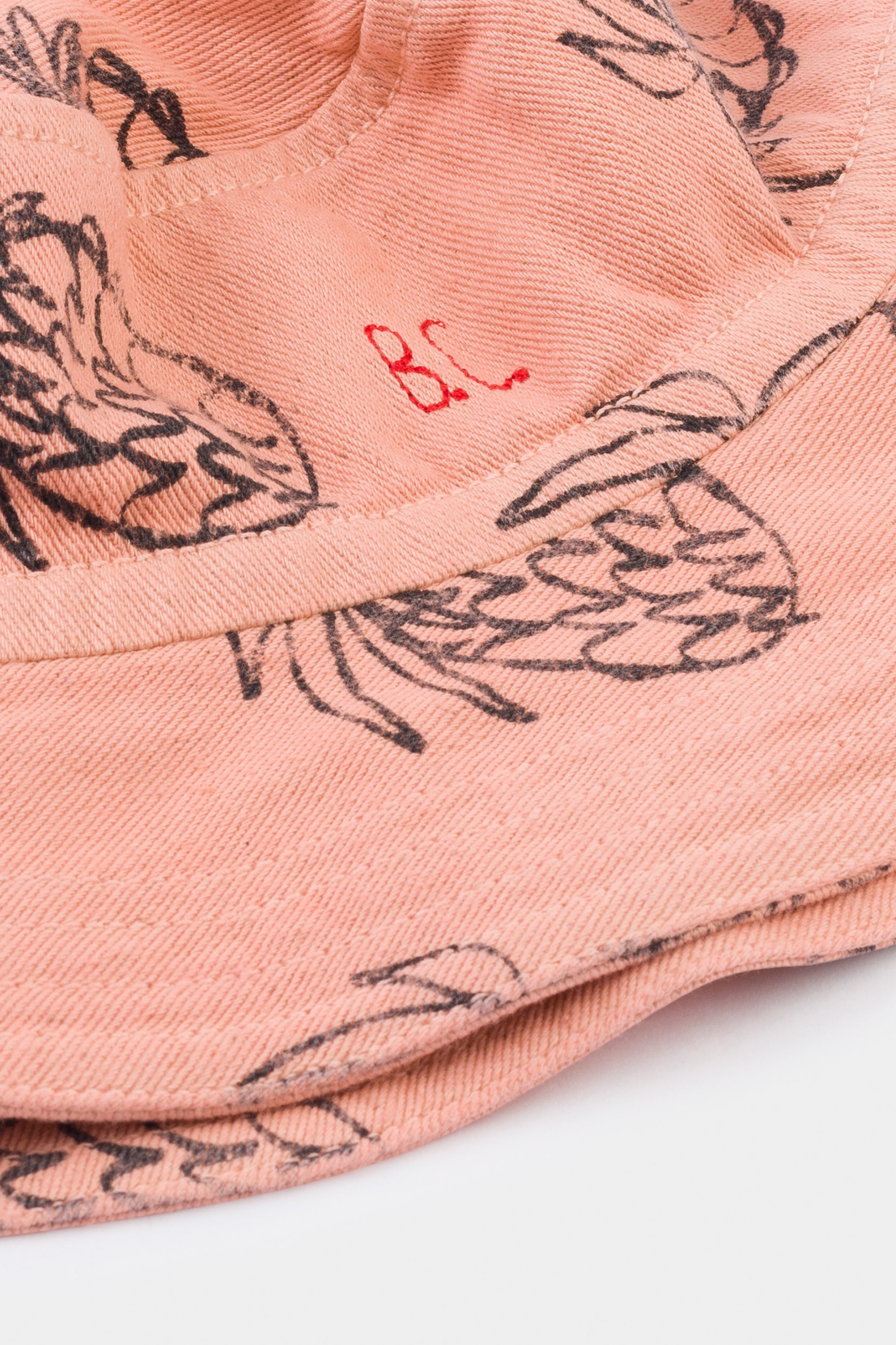 Girls Pink Pineapple Cotton Hat