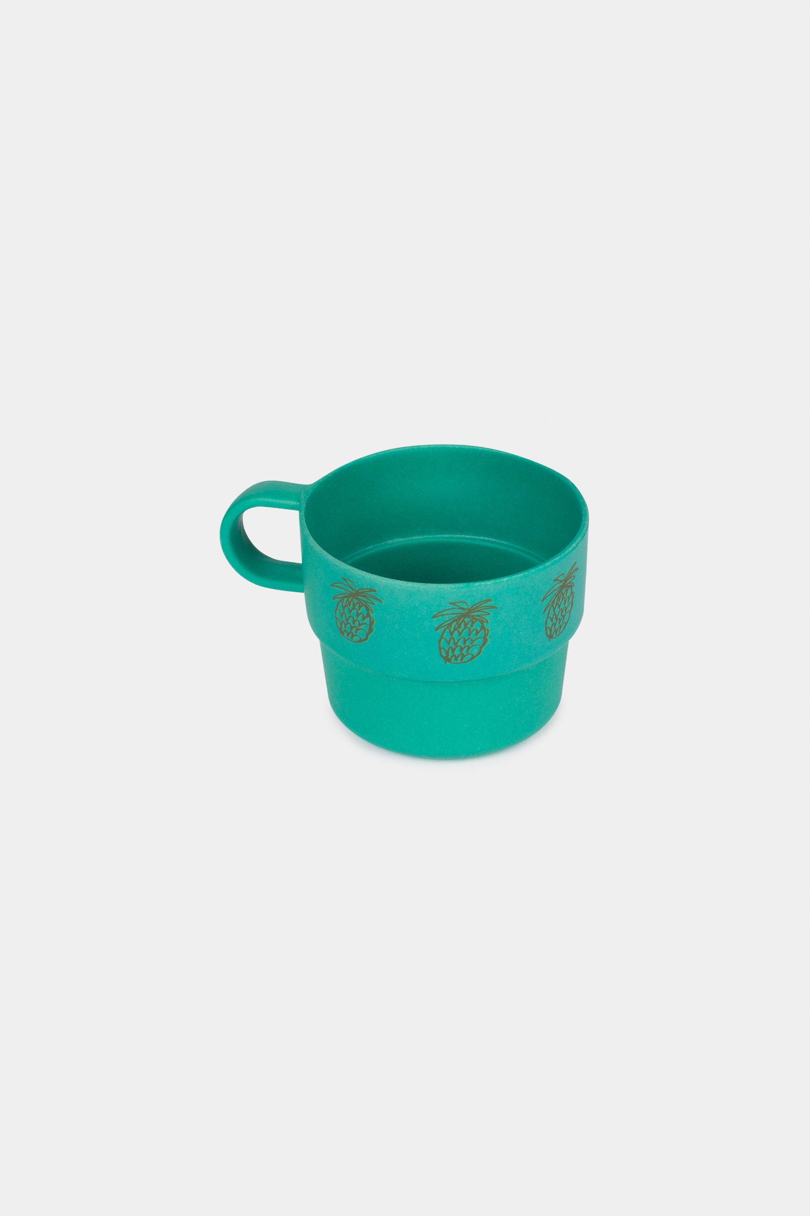 Multicolor Pineapple Bamboo Cup (Pack 4)