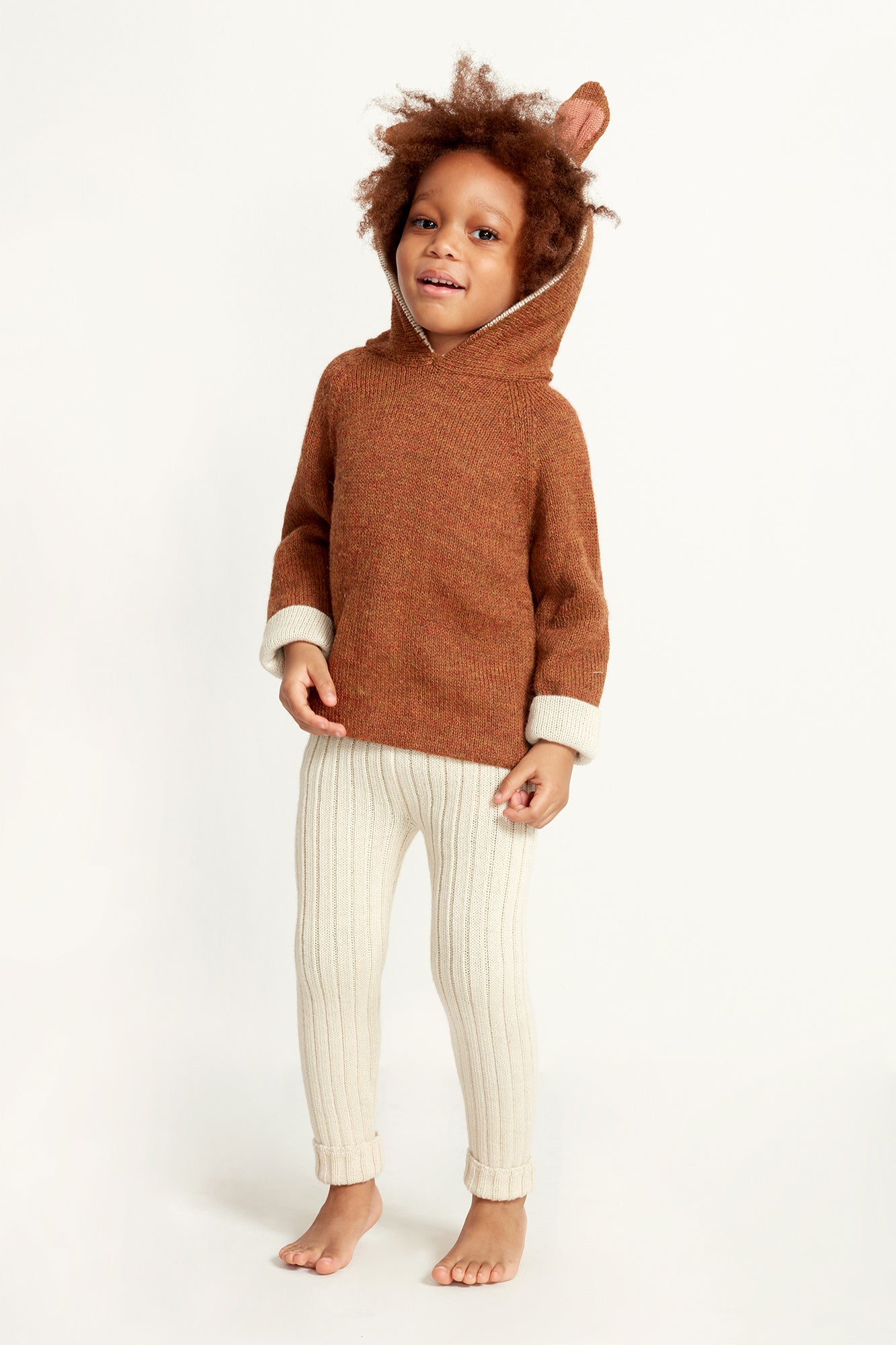 Boys & Girls Hazelnut Bambi Hoodie