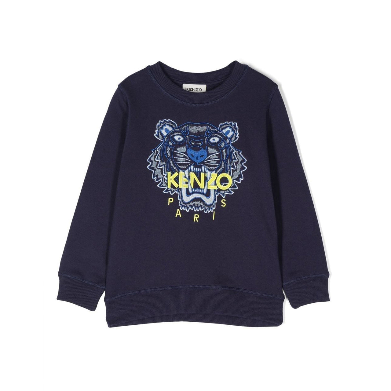 Boys Navy Tiger Cotton Sweatshirt